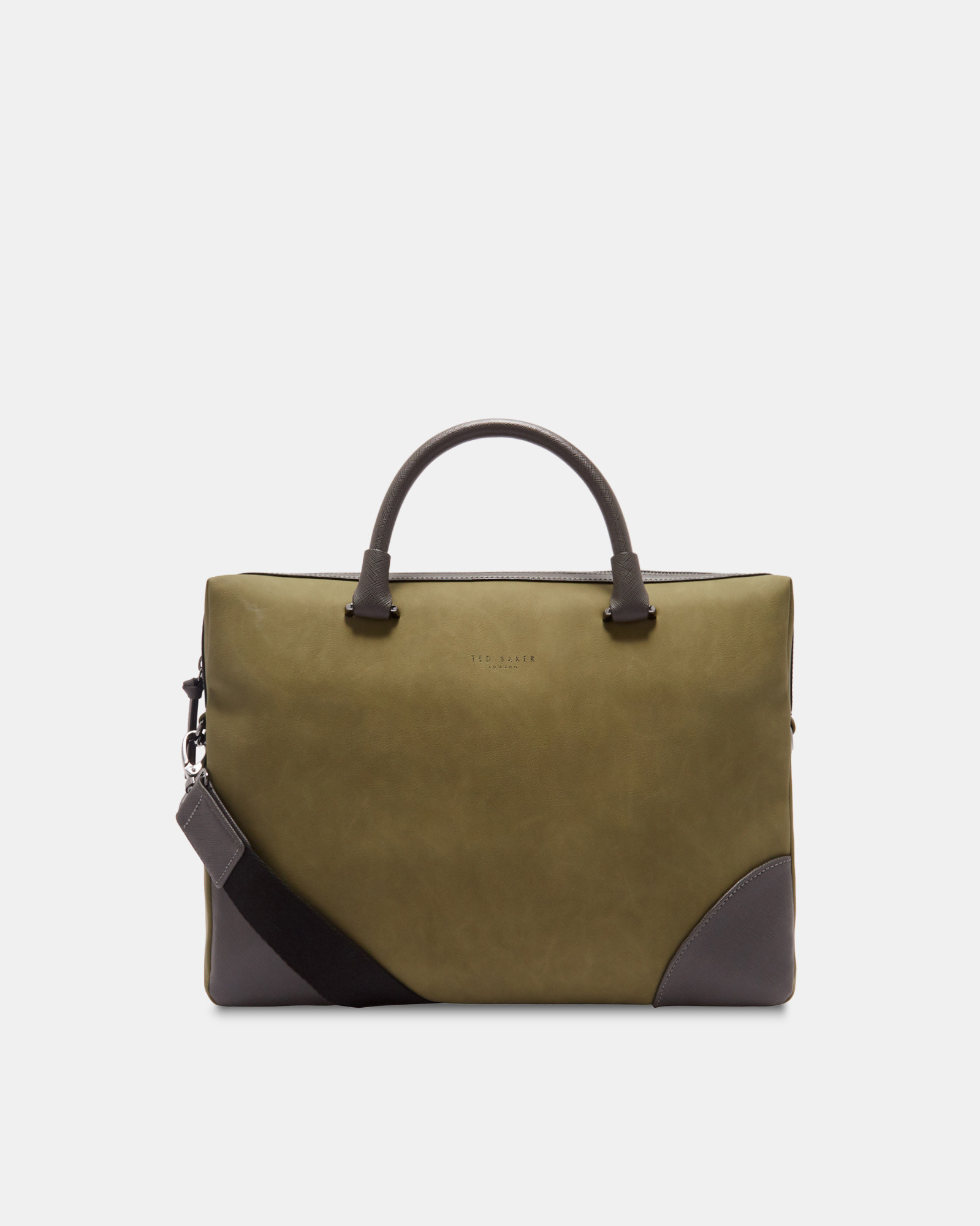 DAYOF Contrast corner document bag