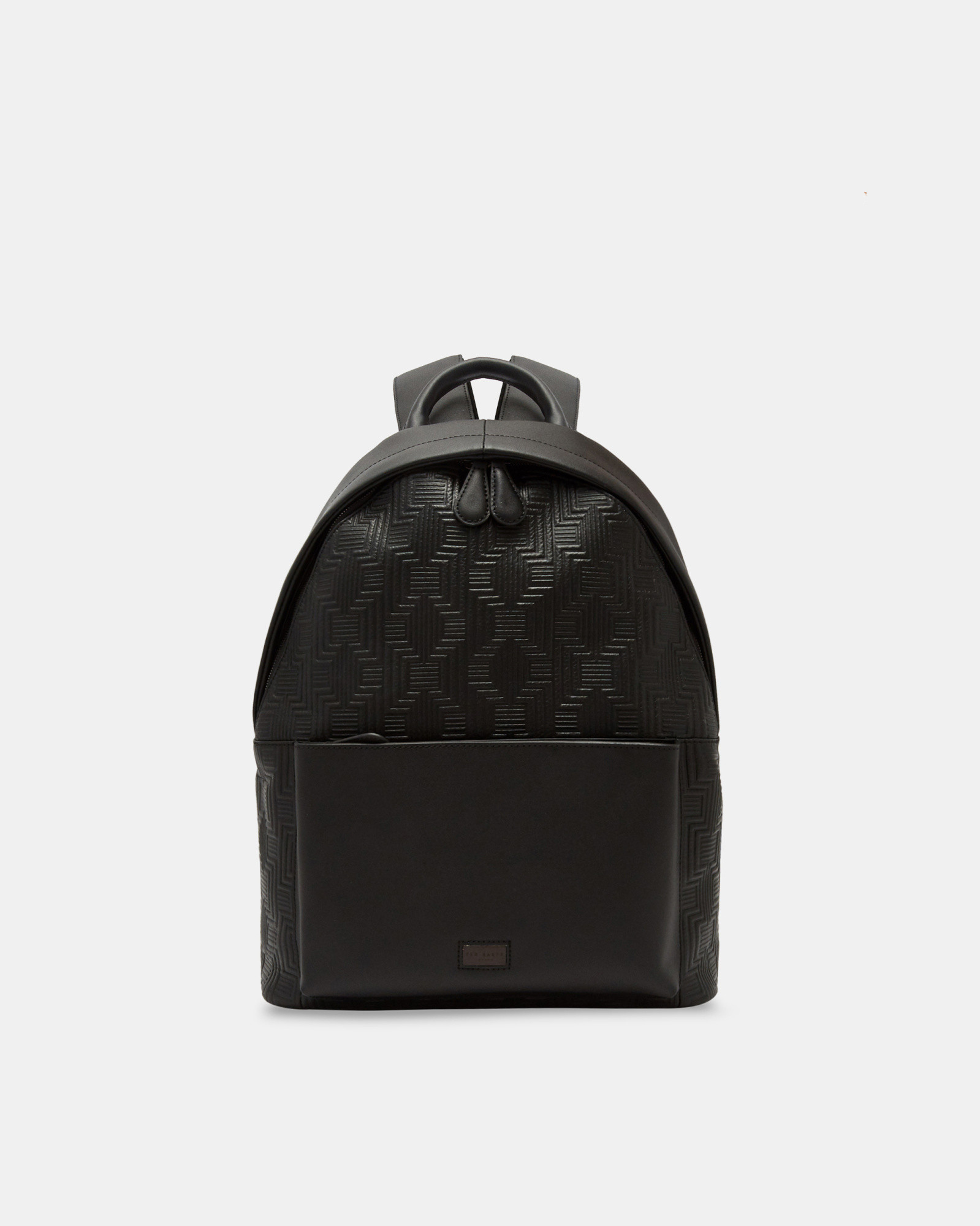 FLOOROW Embossed leather backpack