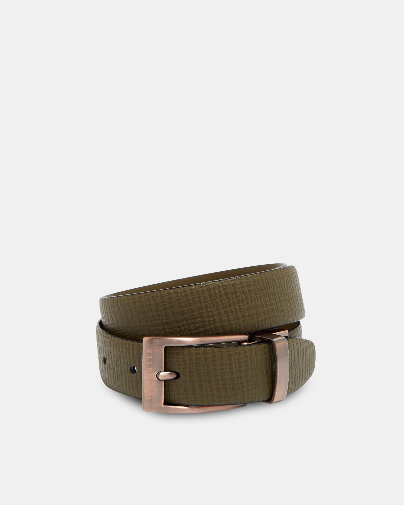 KONG Reversible buckle leather belt