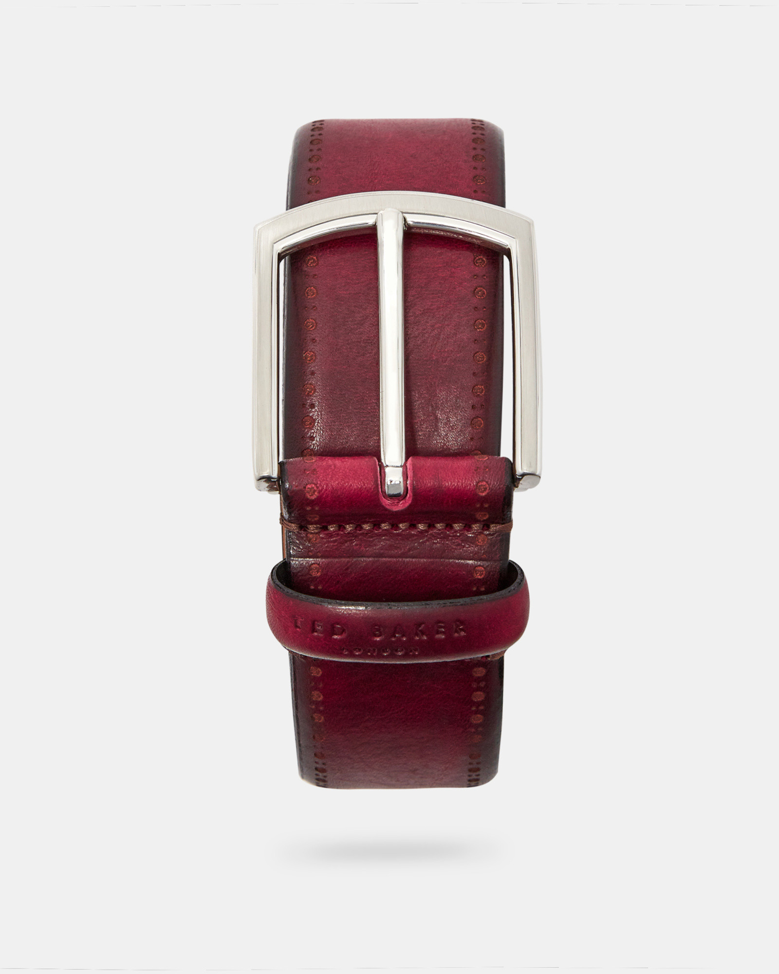 LILLIES Burnished leather belt