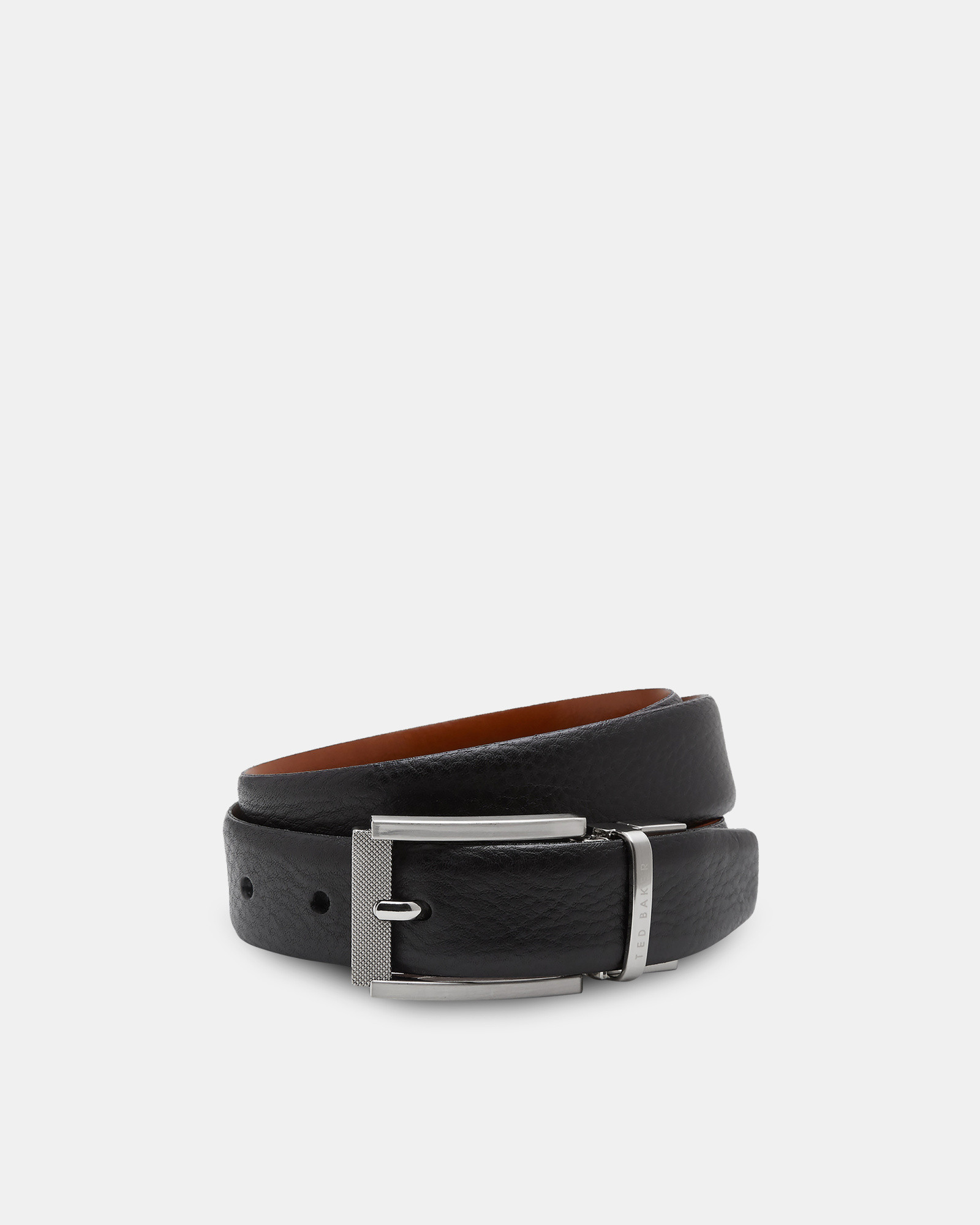 REVA Reversible textured leather belt