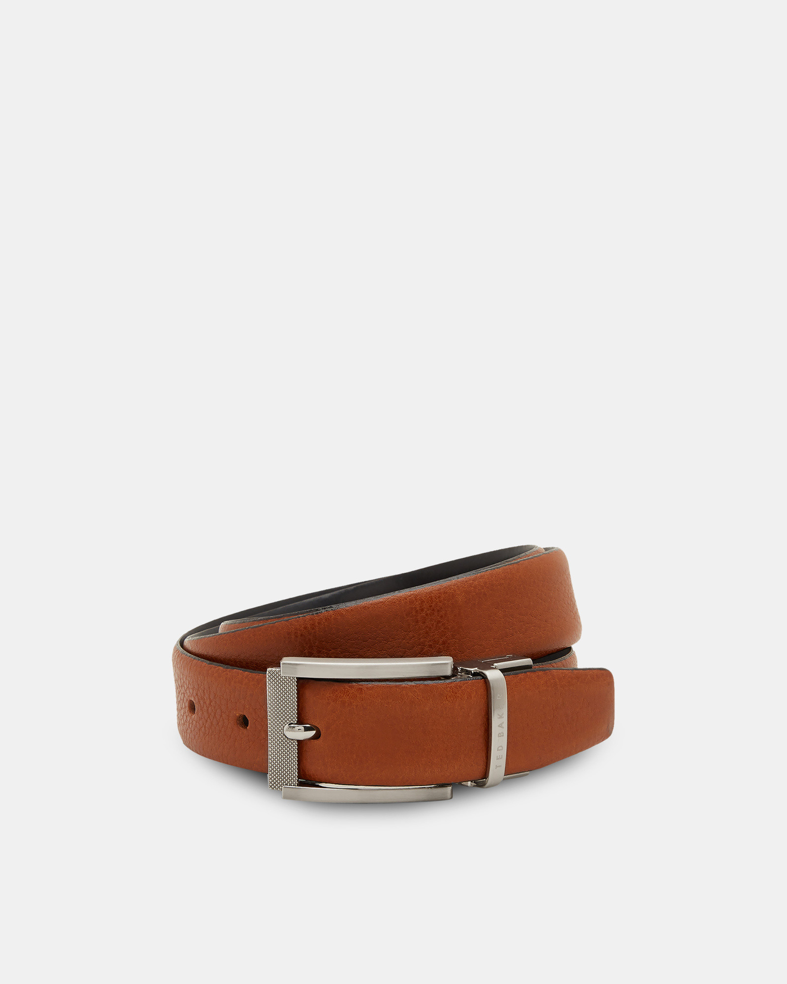 REVA Reversible textured leather belt