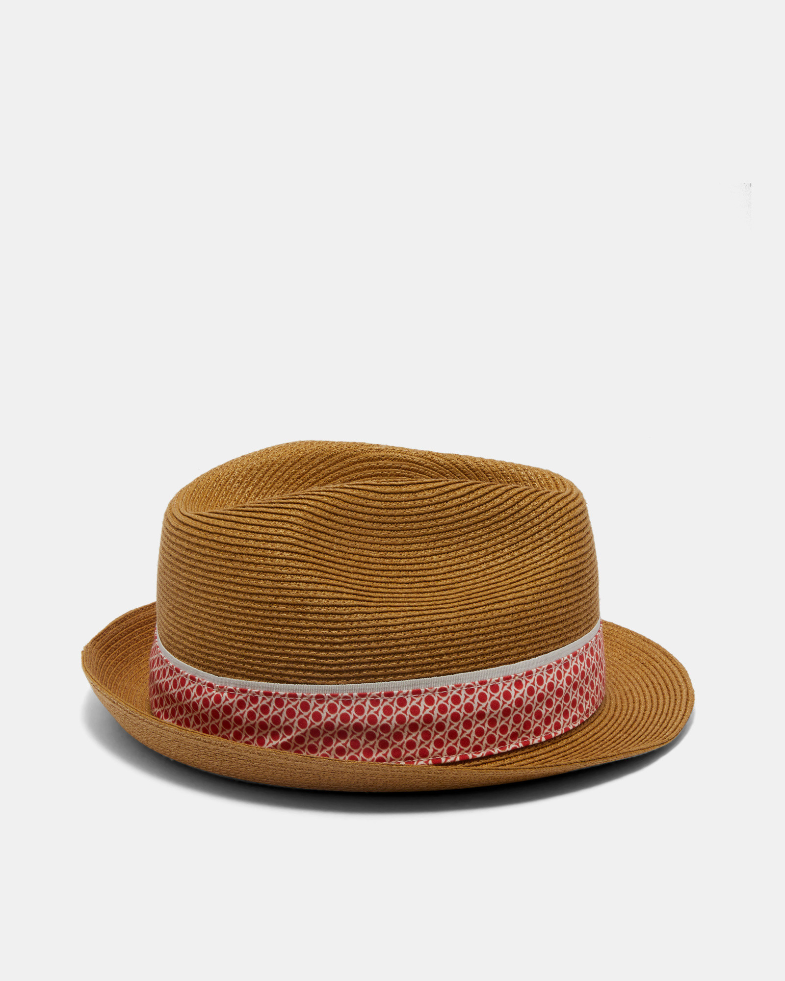 PLAYON Straw trilby hat