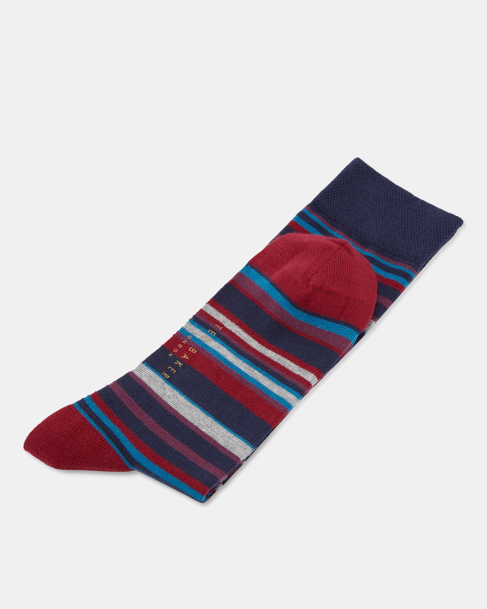 RIVEN Striped cotton socks
