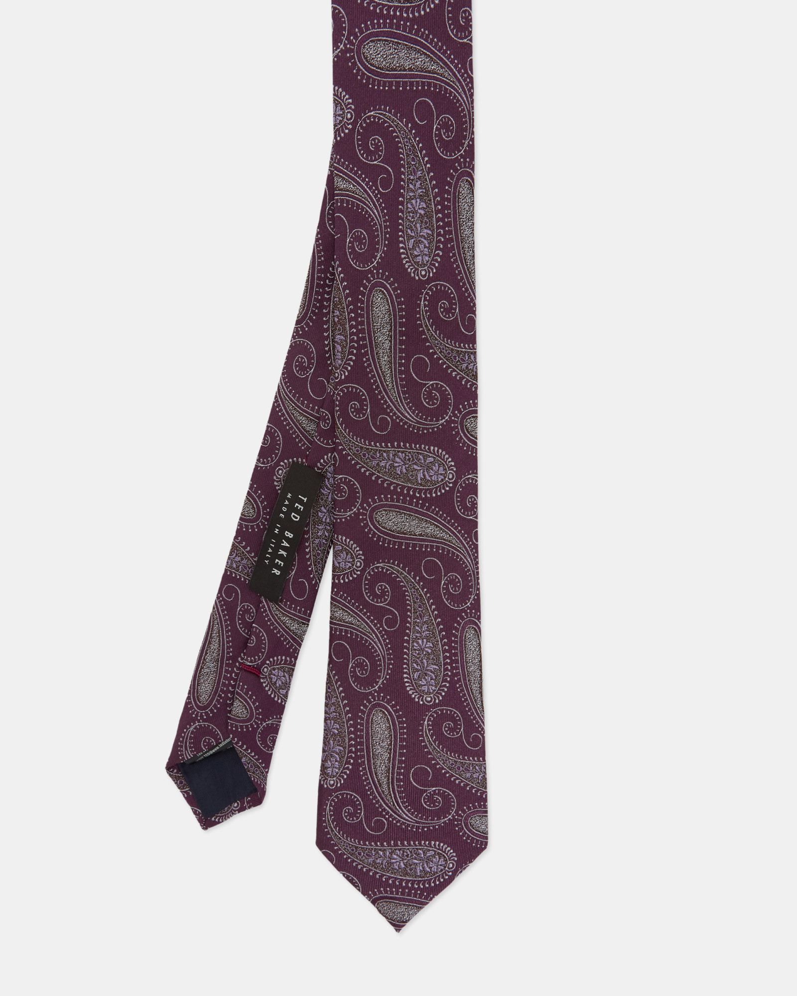 CARASH Paisley silk tie