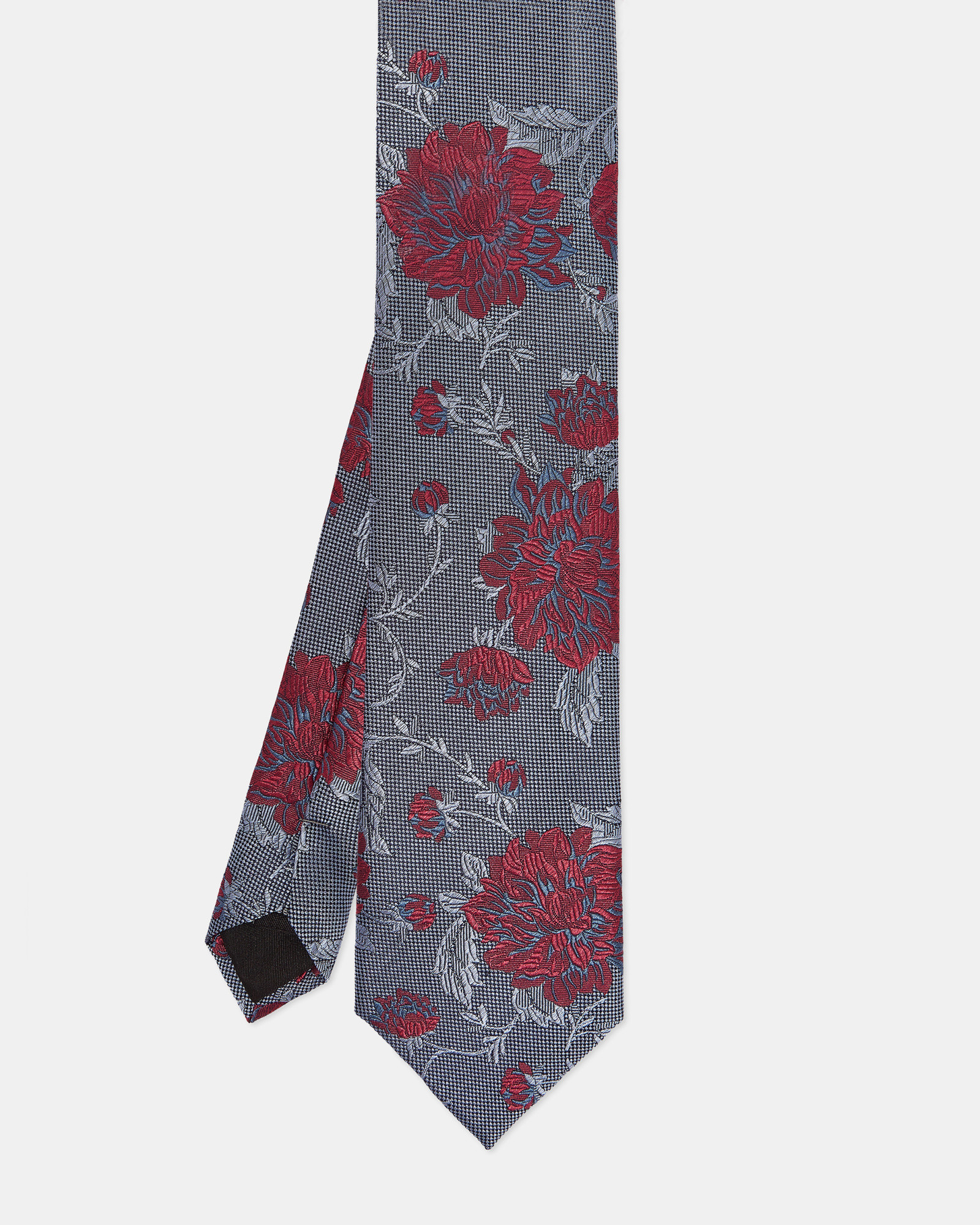 DAFFY Floral jacquard silk tie