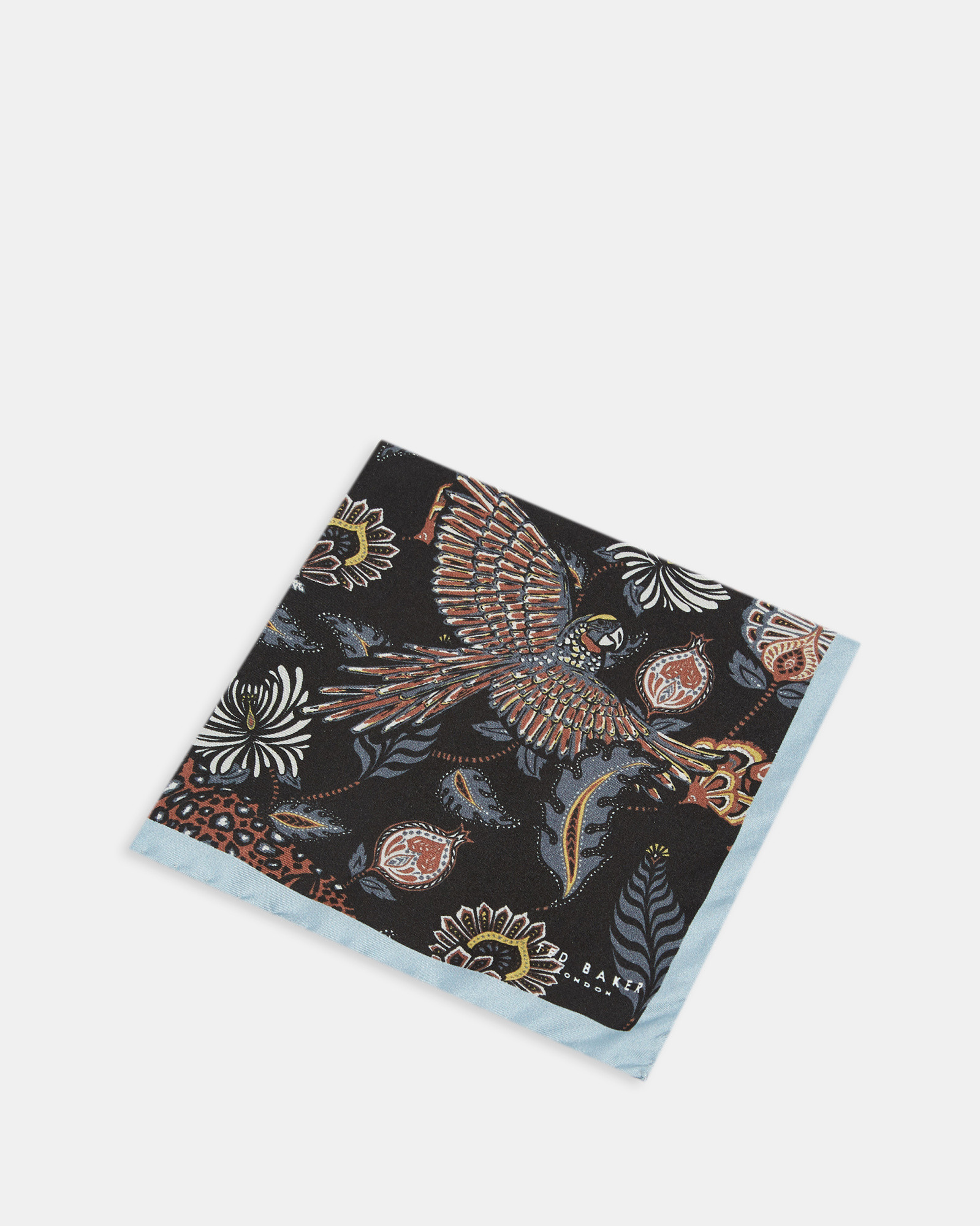 DIGME Animal paisley silk pocket square