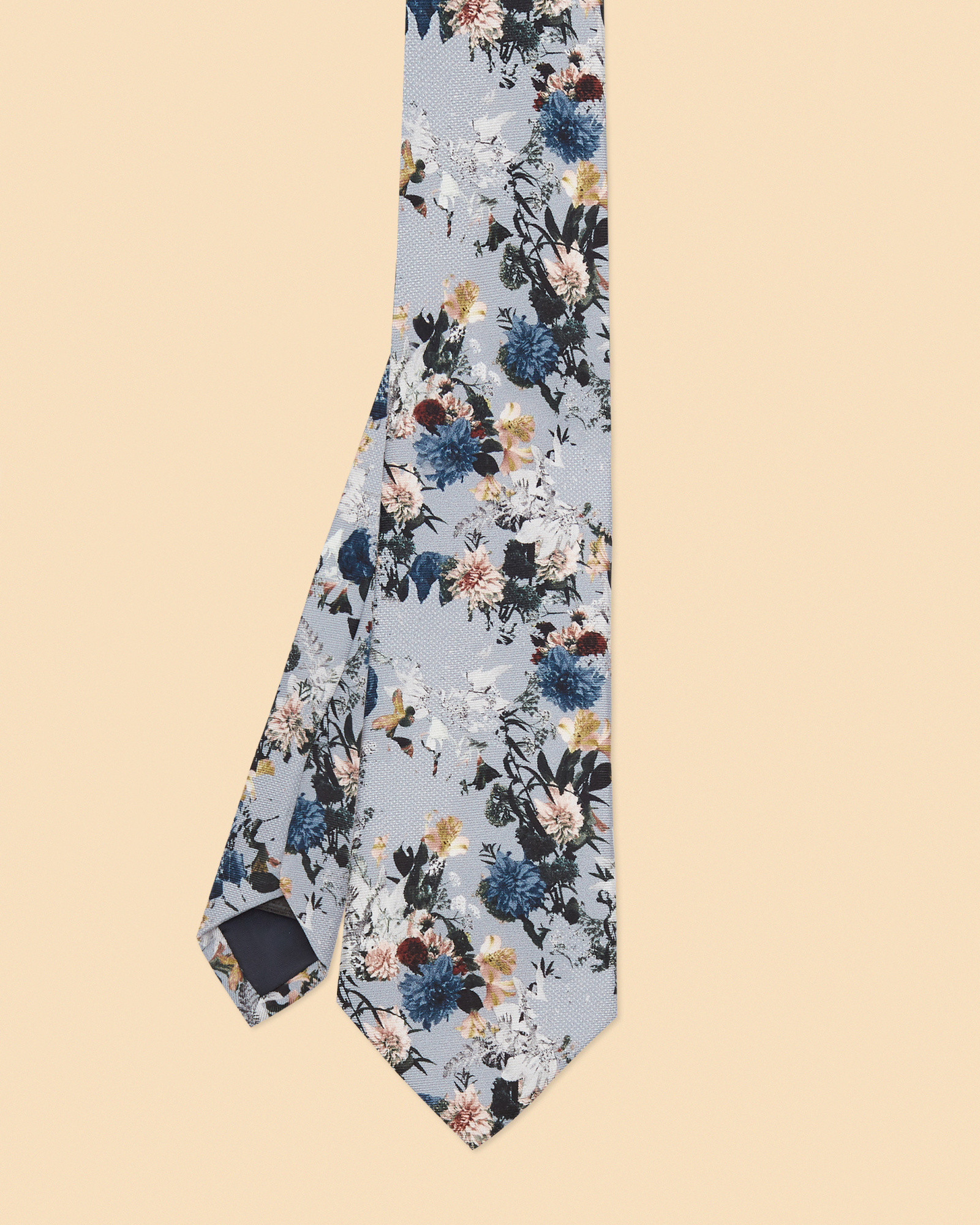 HARRAS Floral silk tie