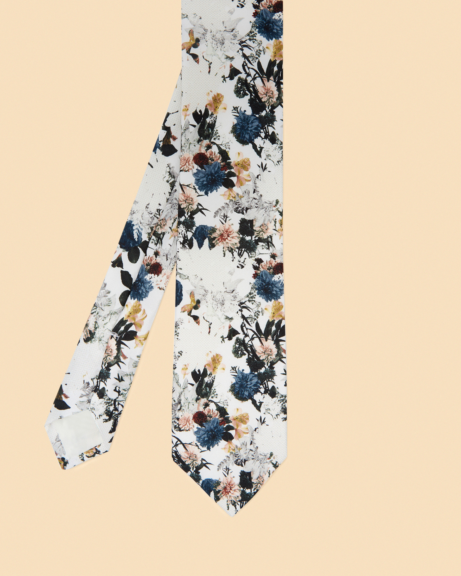 HARRAS Floral silk tie