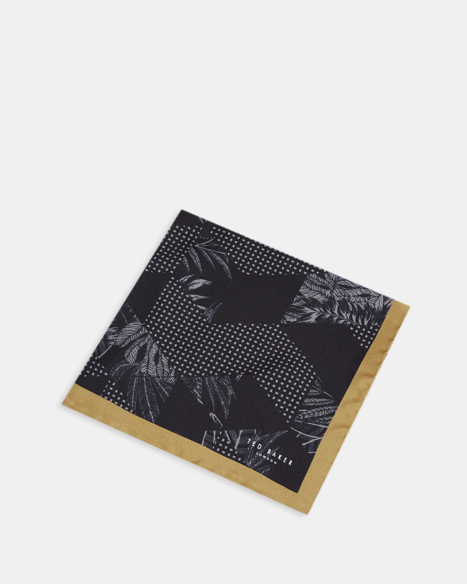 HORSHAM Tonal jacquard silk pocket square