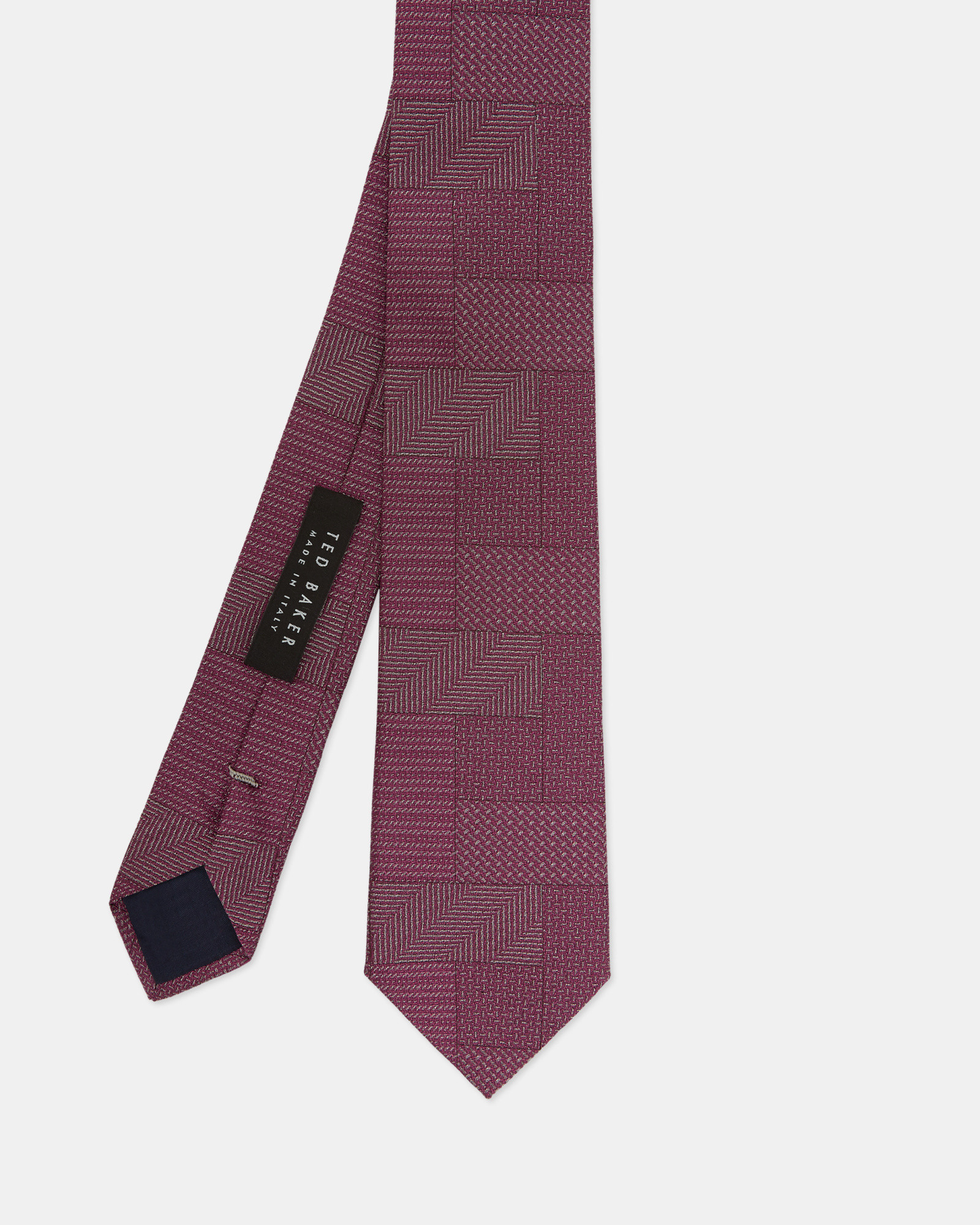 RADDED Patchwork silk tie