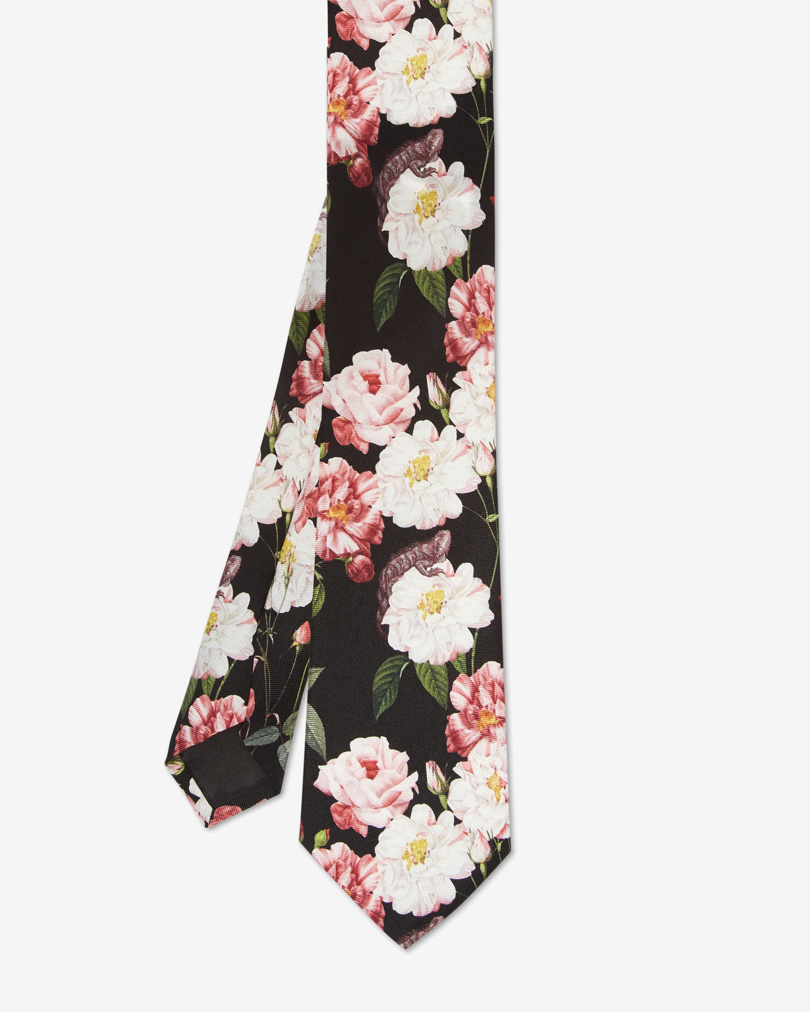 TROLLEE  Floral silk tie