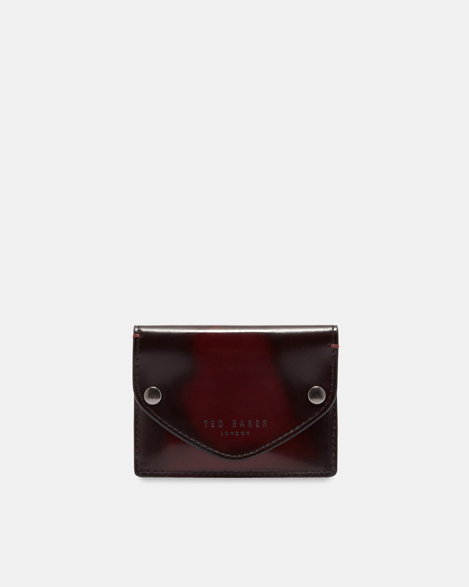 BATTER Burnished leather cardholder