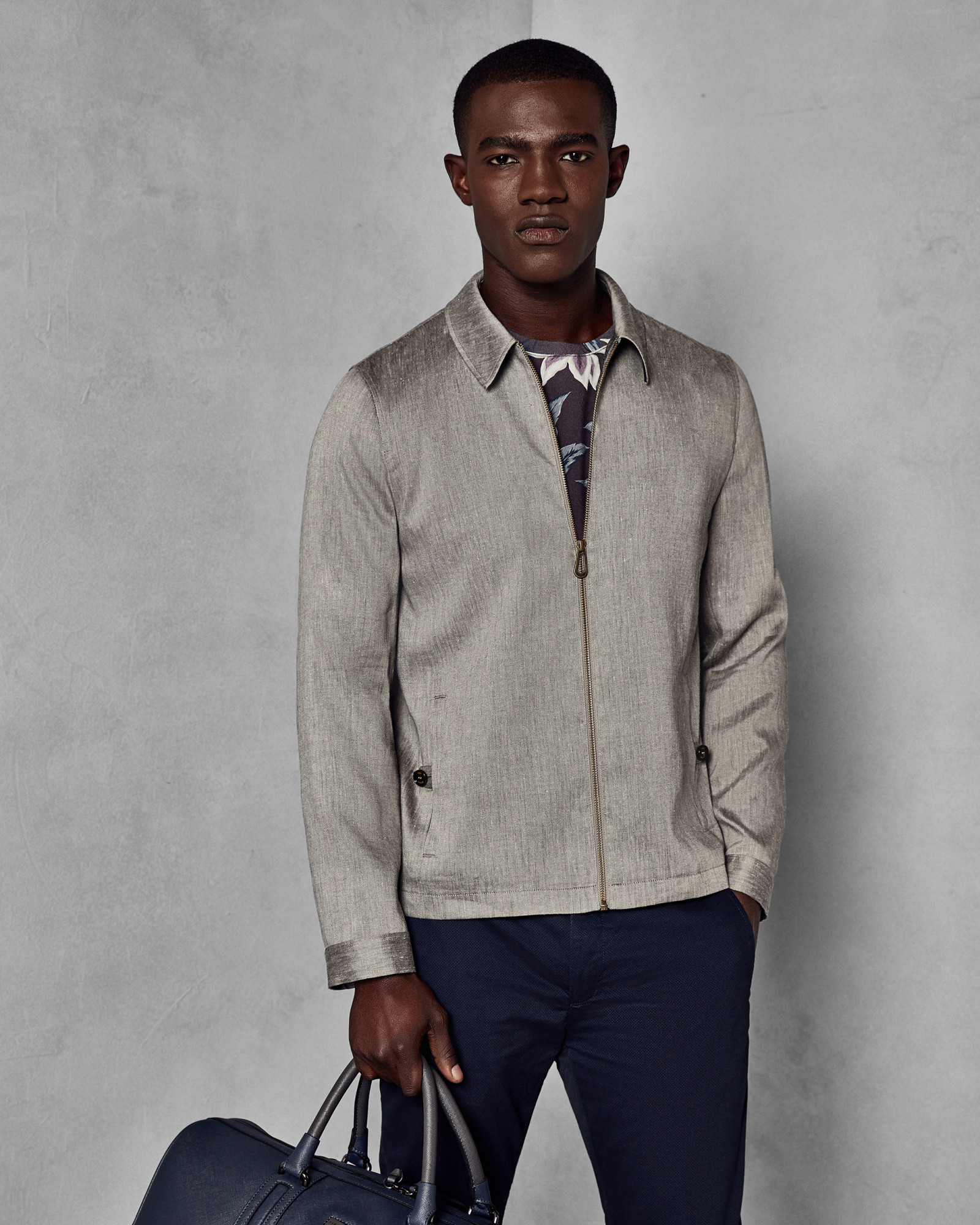 PHILY Linen Harrington jacket