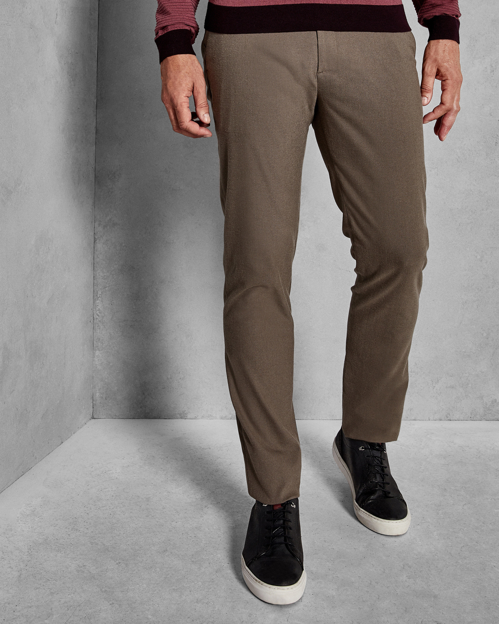 SEMPLTT Brushed semi-plain trousers