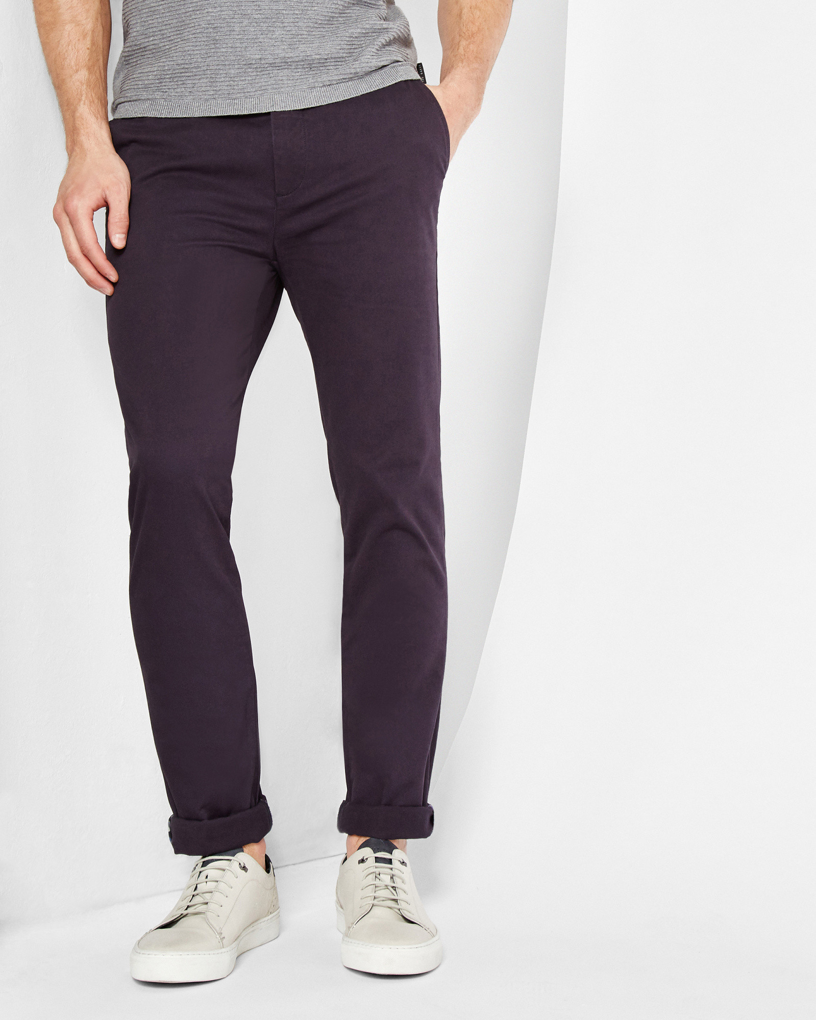 TAPCOR Tapered fit cotton chinos