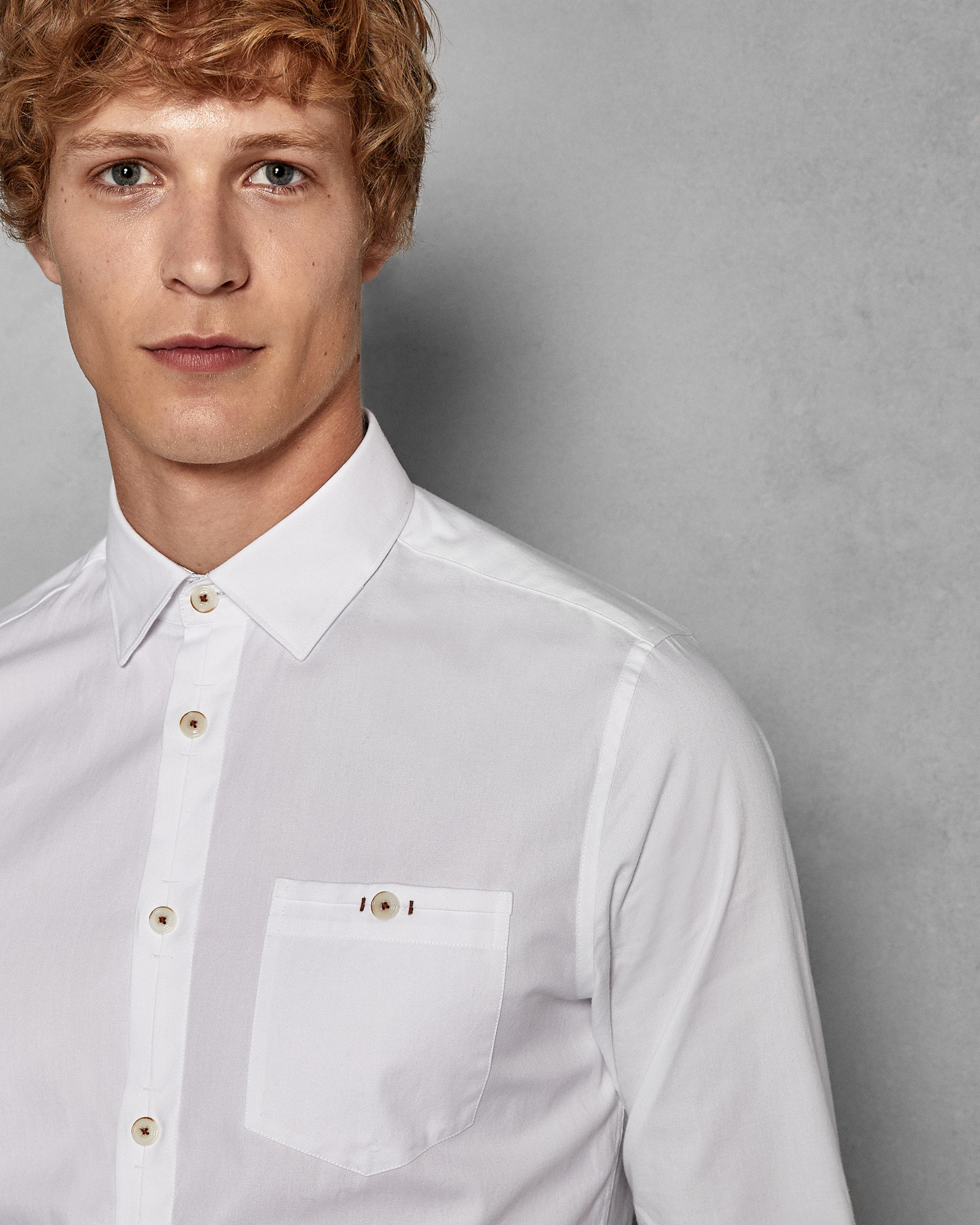 BRIXTON Oxford cotton shirt