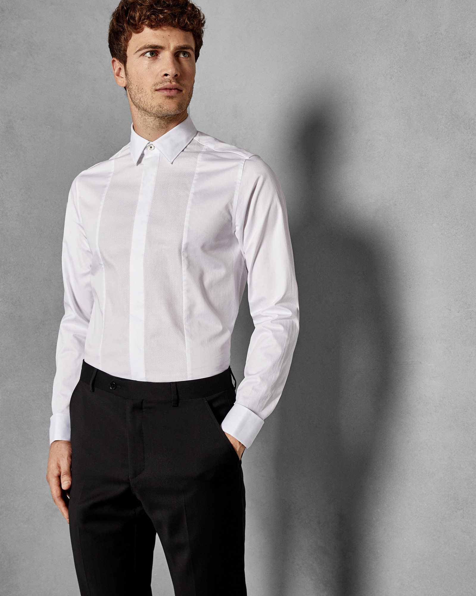 BRUSSEL Satin dinner shirt