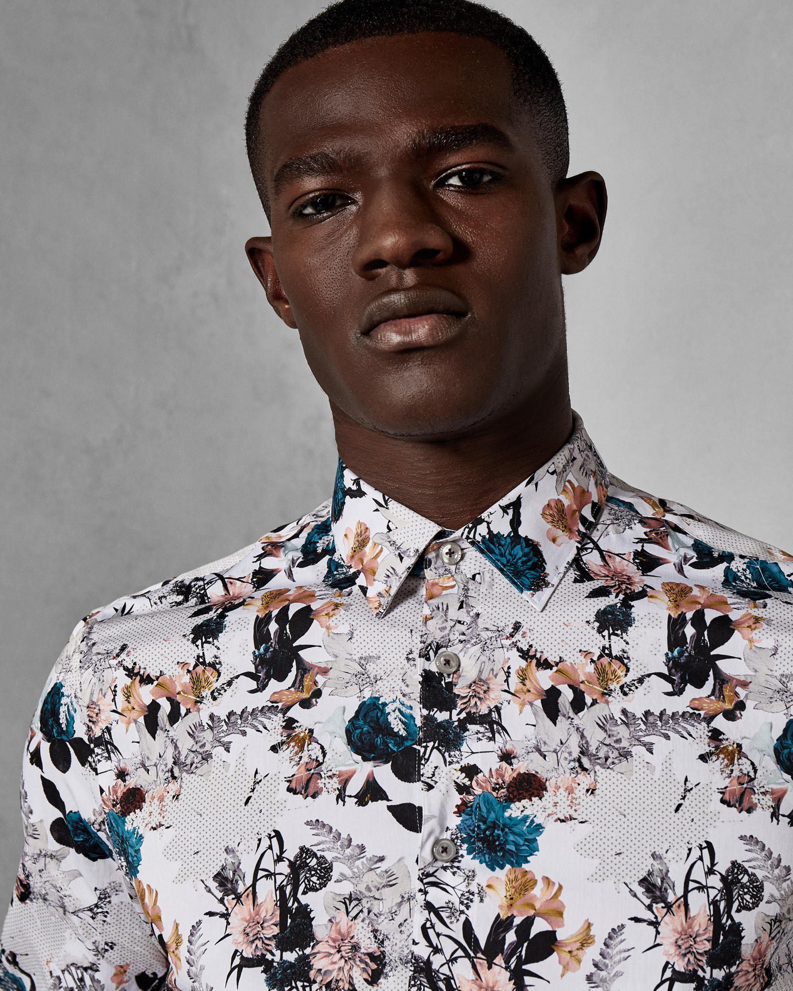 CHUBARB Classic fit printed cotton shirt