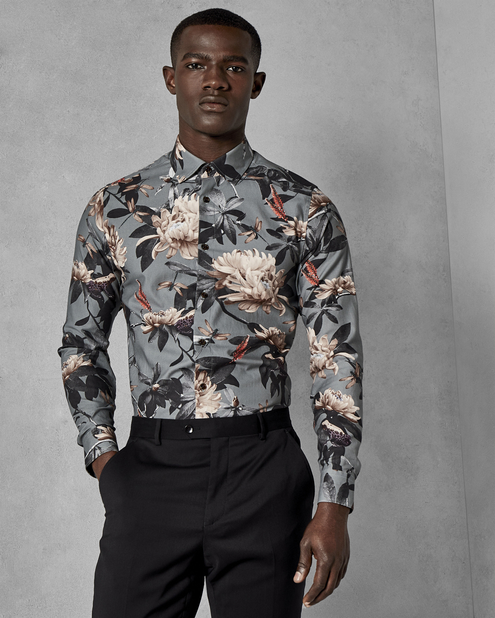 PEPPAR Global print cotton shirt