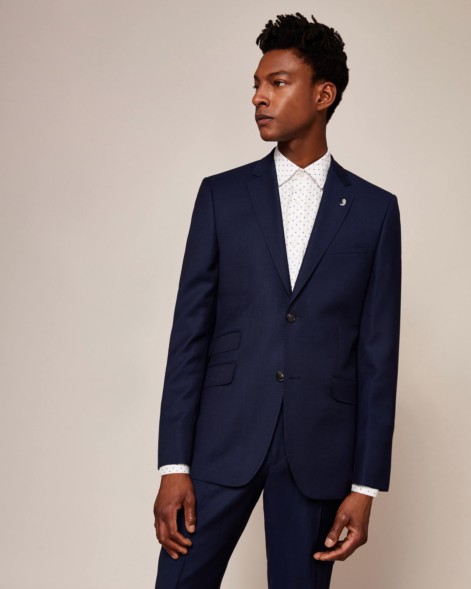 CHASERJ Regular fit wool suit jacket