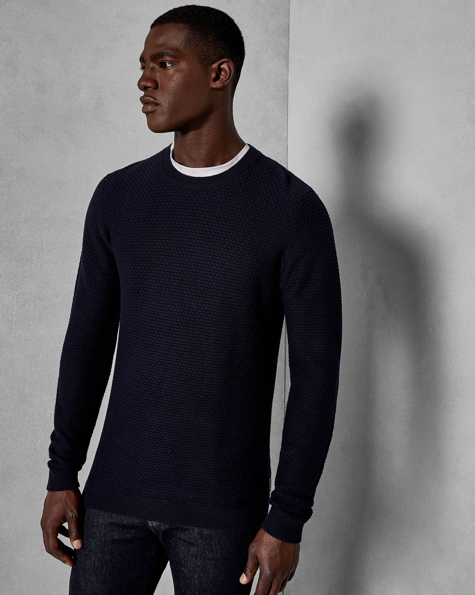 PERCYPI Textured wool jumper