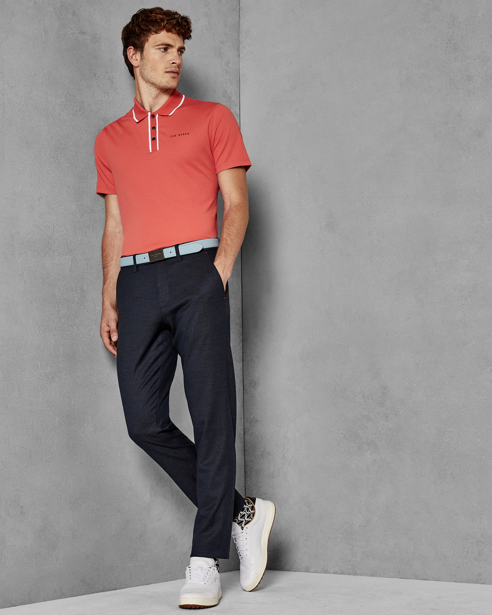 BUNKA Technical golf polo shirt