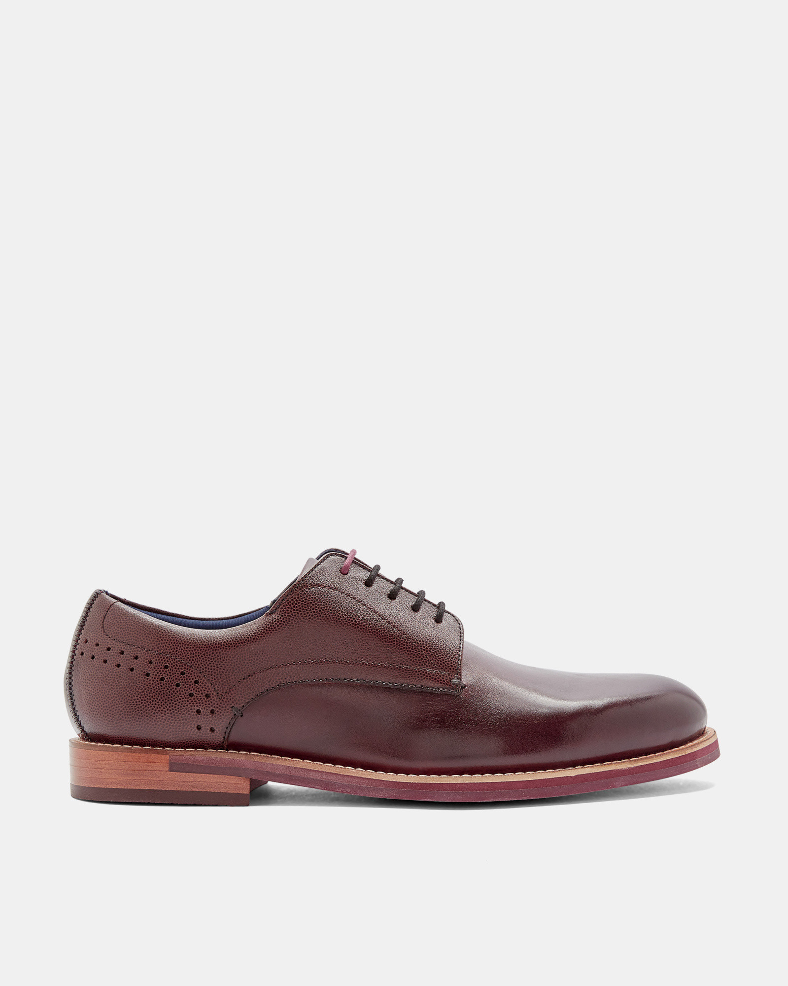 JHORGE Burnished leather Derby brogues