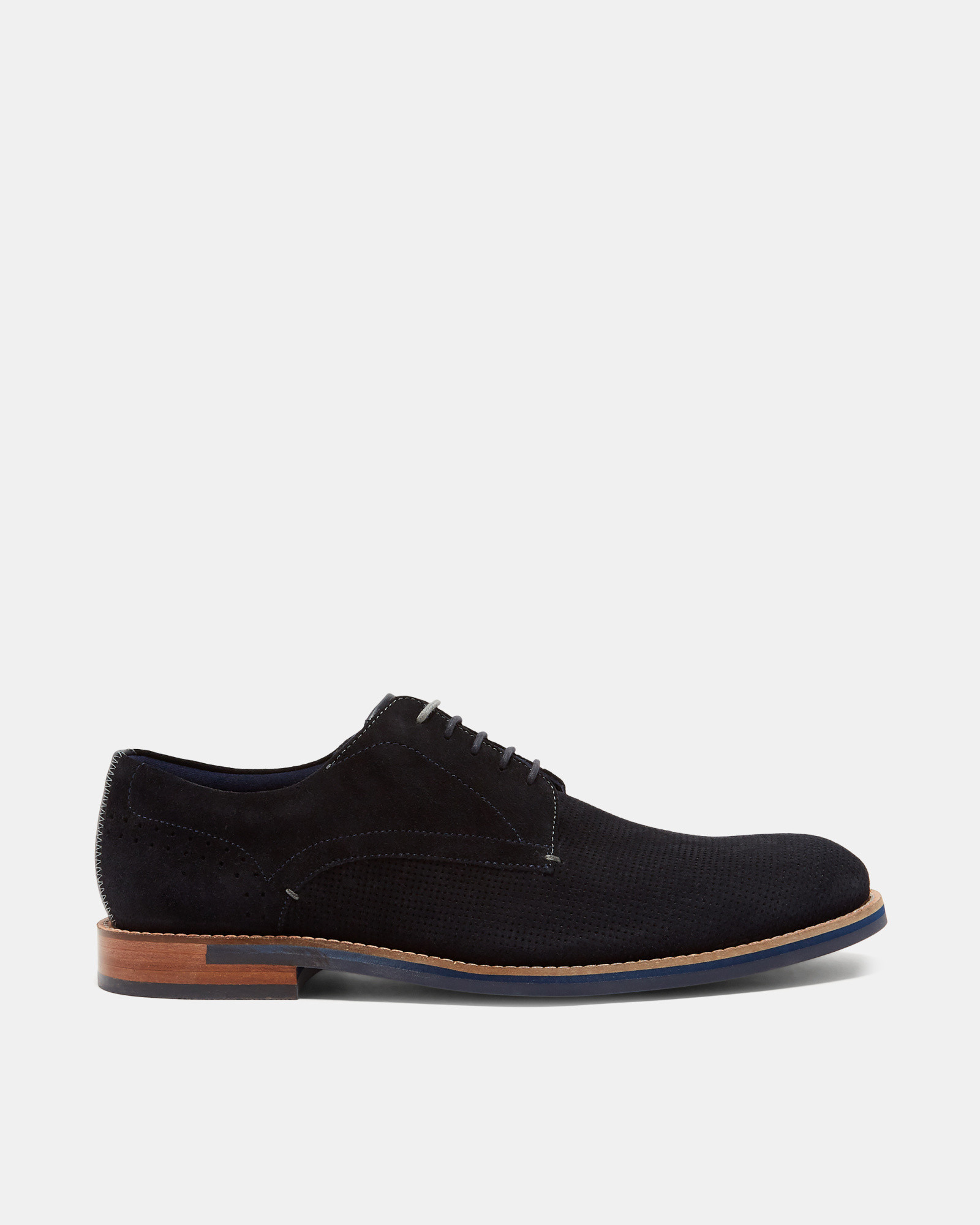LAPIINN Perforated suede Derby shoes