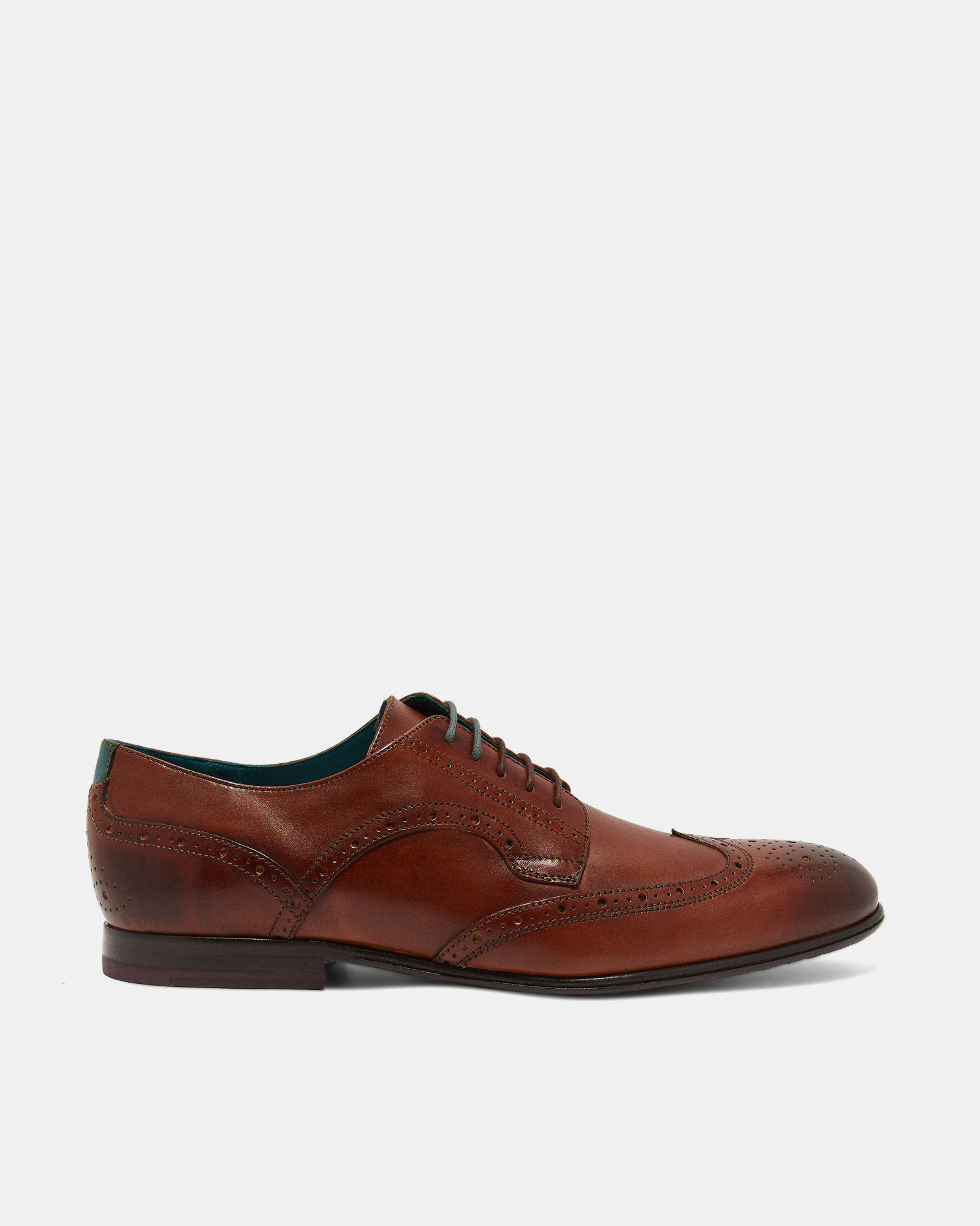 LARRIY Wing cap leather brogues