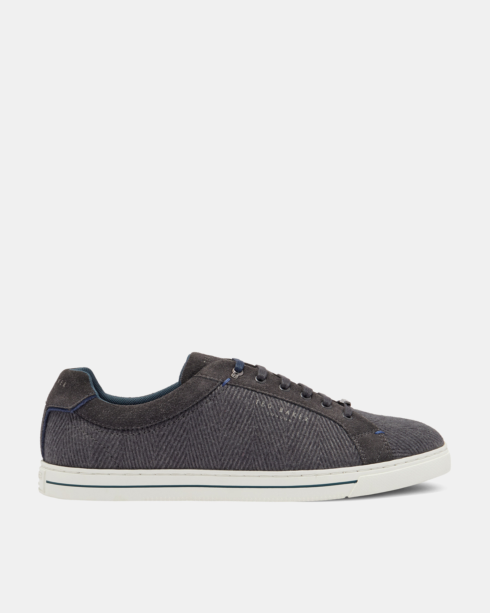 WERILL Suede and wool Derby trainers