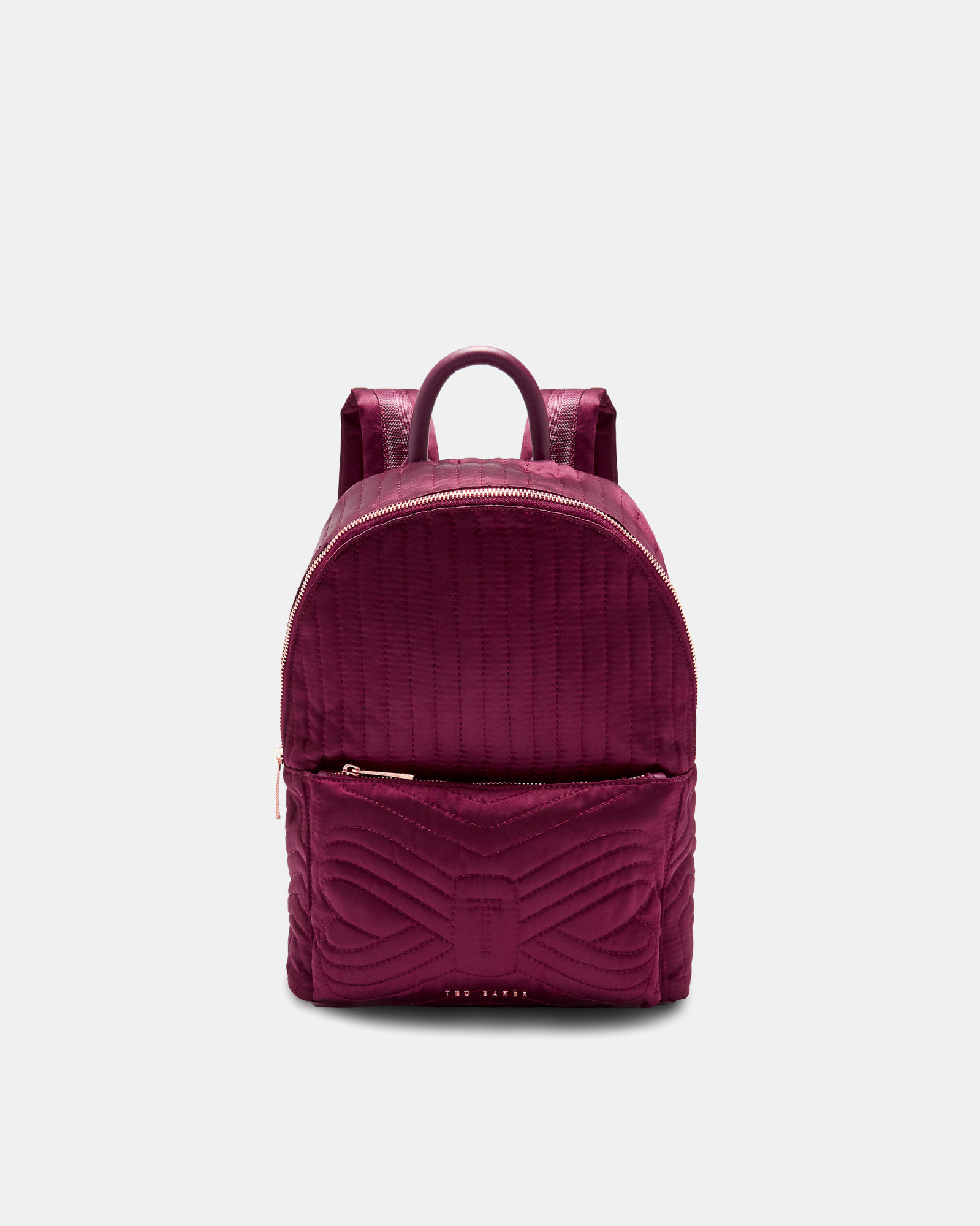 AKIJA Quilted bow nylon backpack
