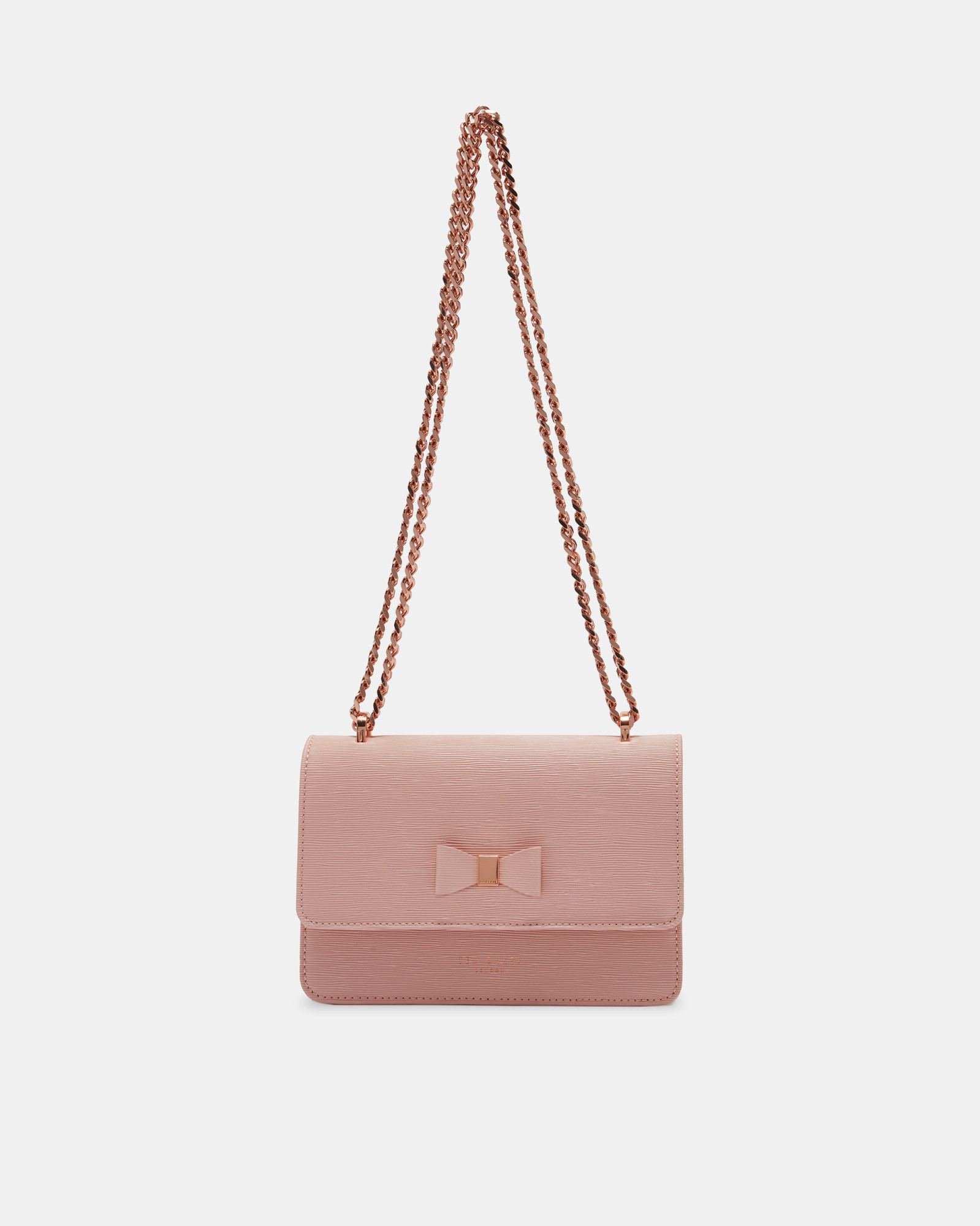 DORIIS Bow detail leather cross body bag