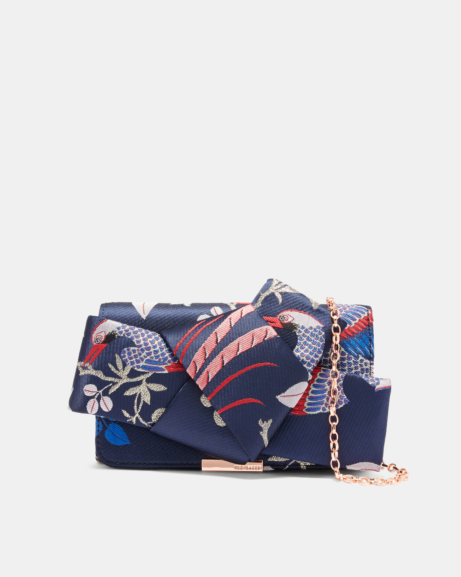 FIONELA Chinoiserie Jacquard giant knot bag