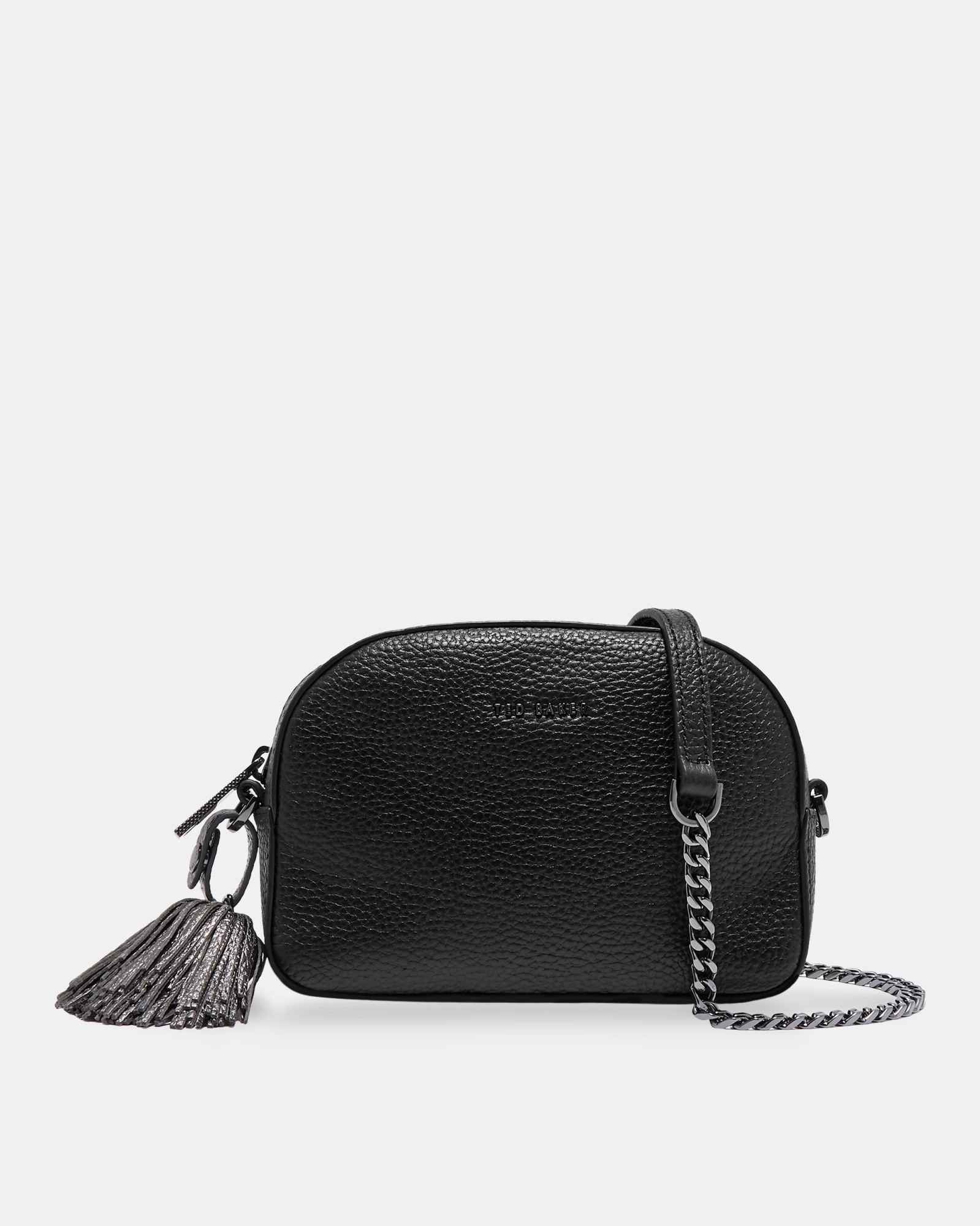 MADIIEE Leather tassel belt bag