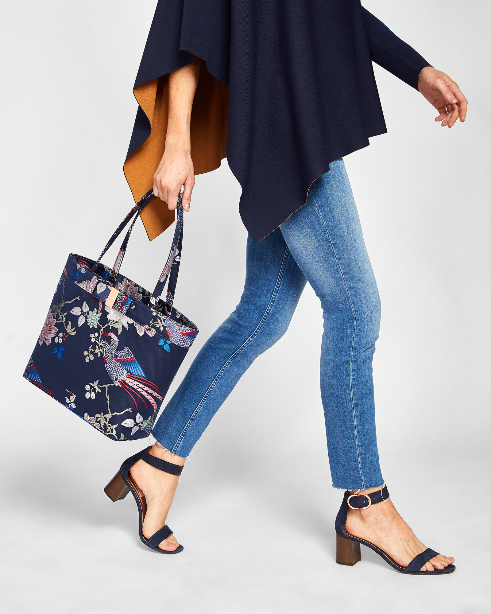 ORLEAA Chinoiserie Jacquard shopper bag