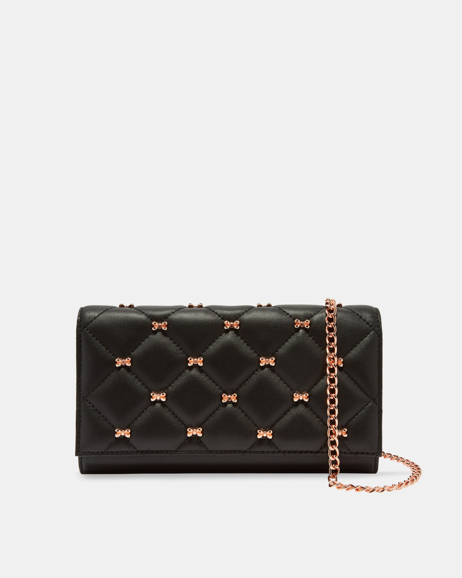 CAMBRE Quilted leather cross body matinee purse