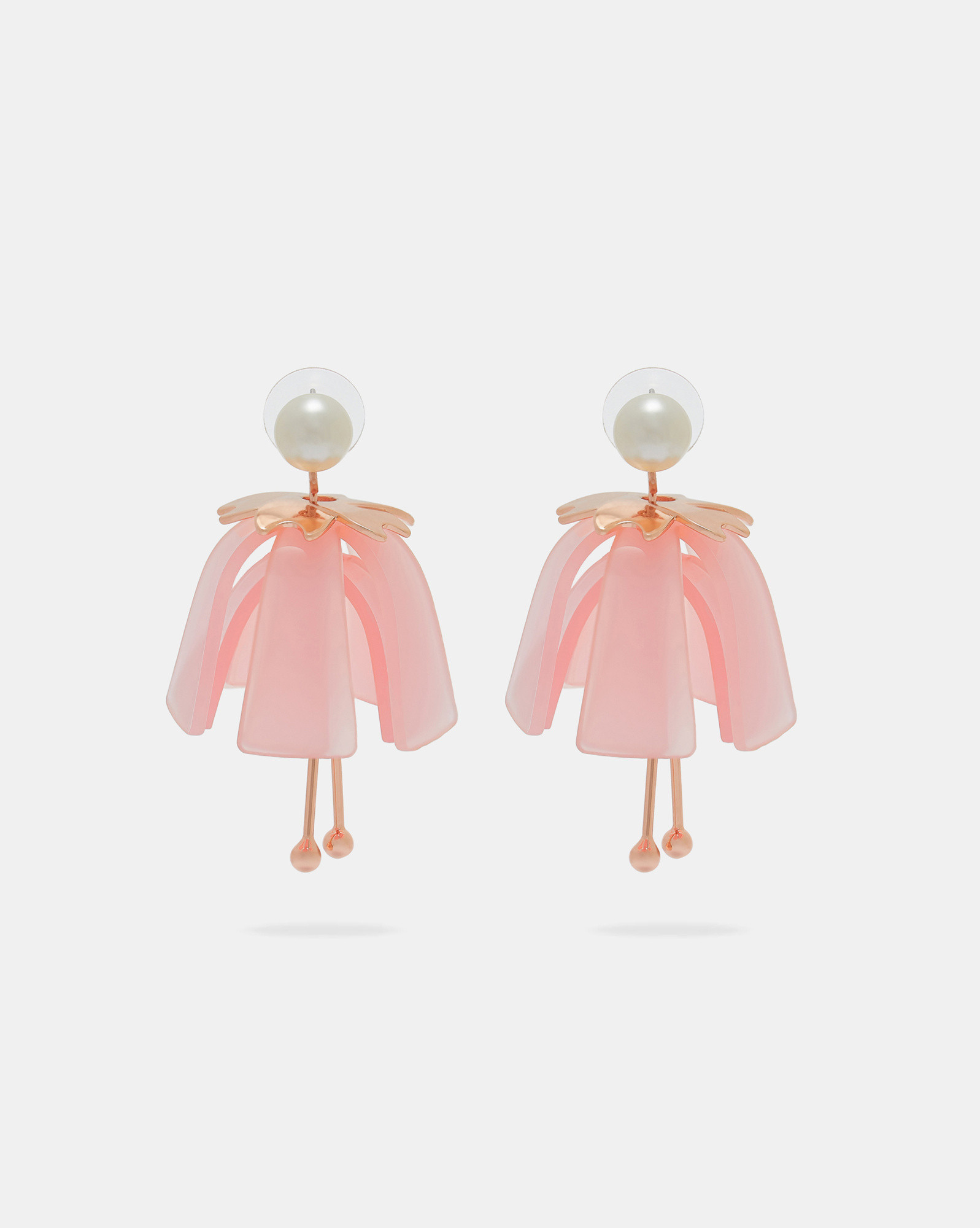 DALILAA Dolly flower drop earrings