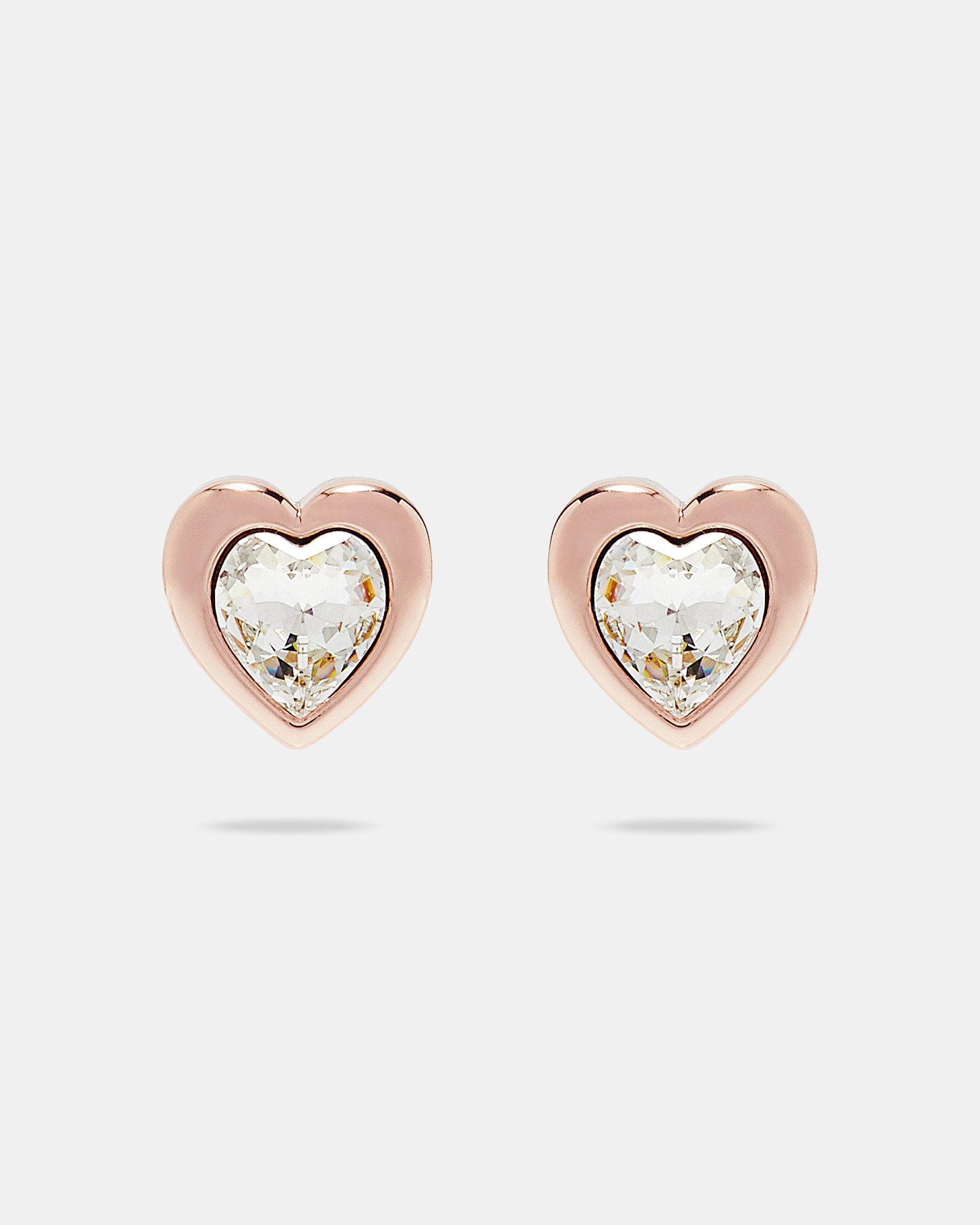 HAN Crystal heart earrings