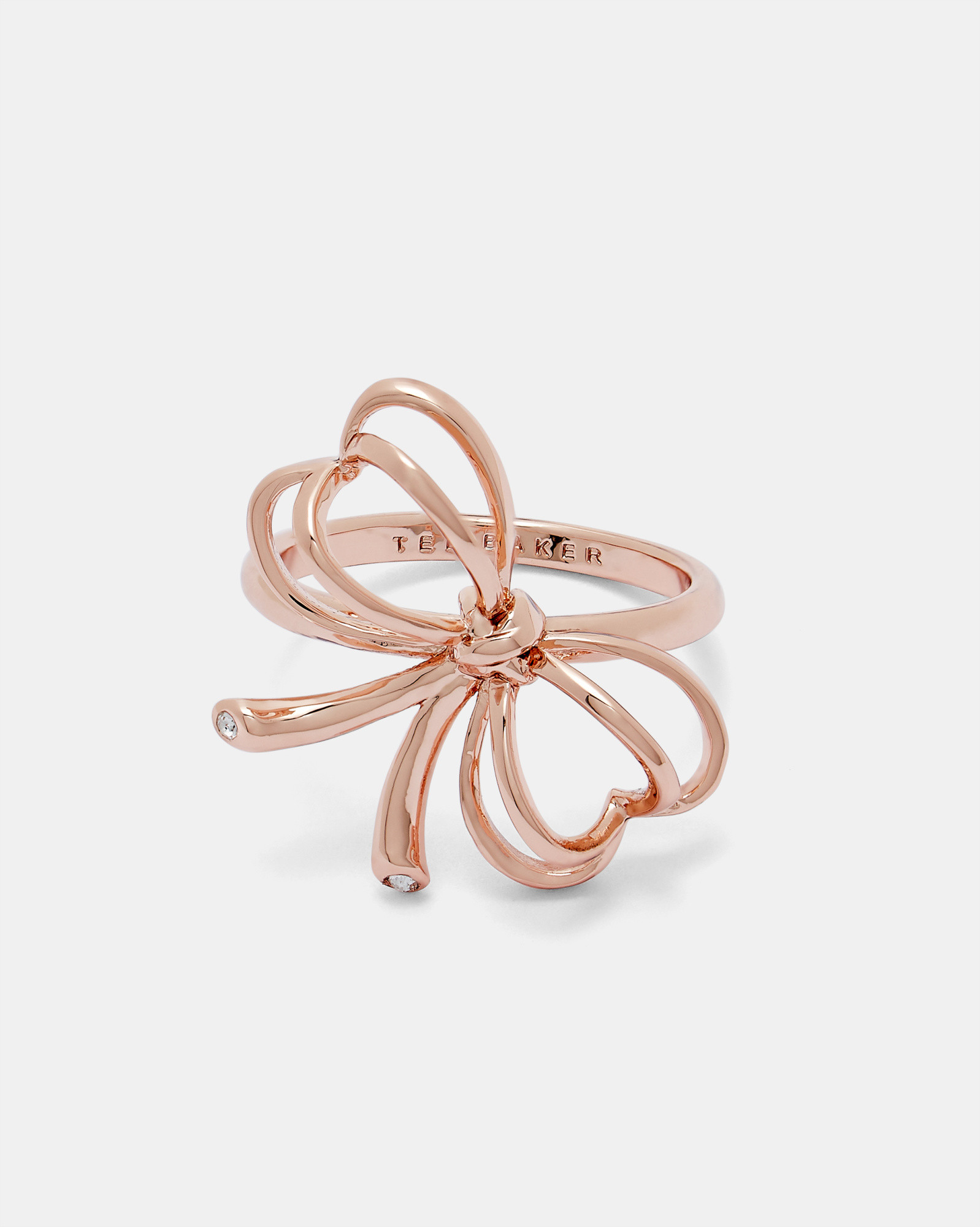 LAELL Small heart bow ring