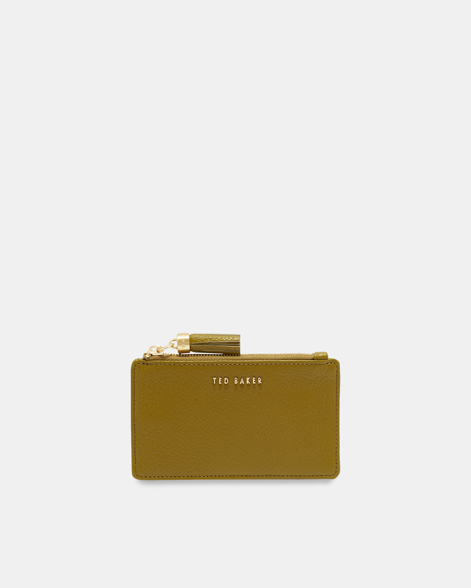 SYDNEE Tassel leather card holder