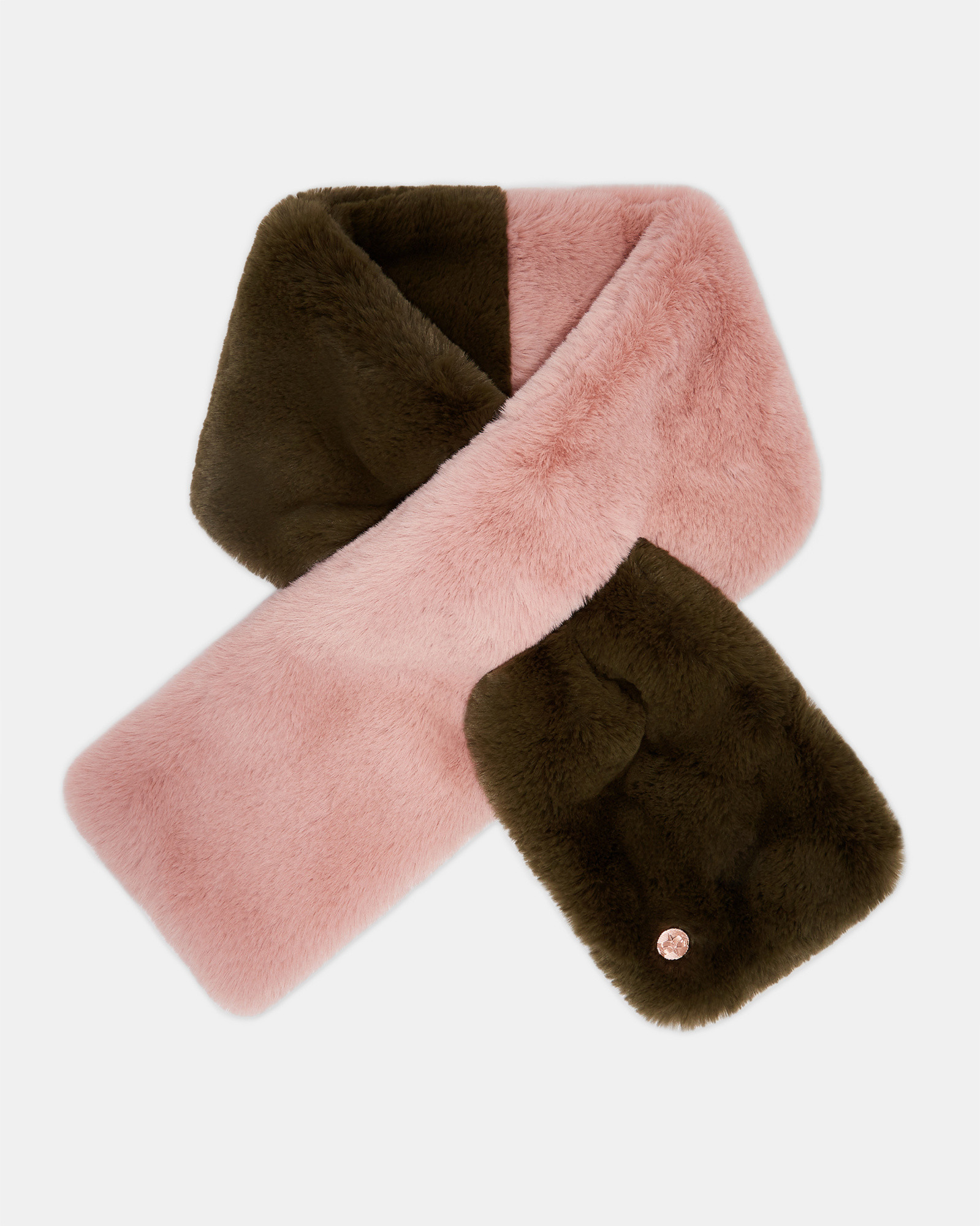 ZETA Double sided faux fur scarf