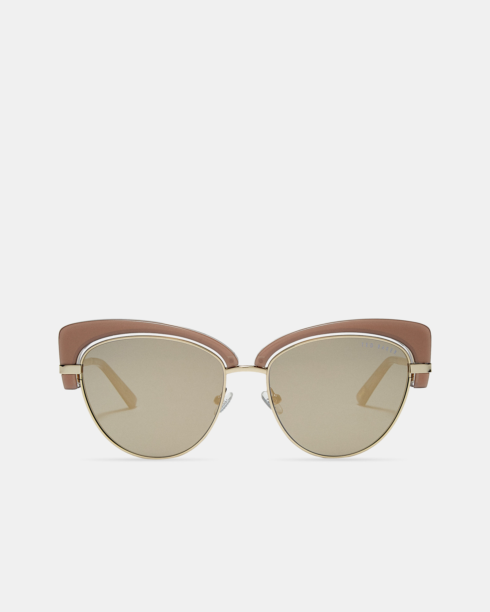 CASIED Taupe cat eye sunglasses