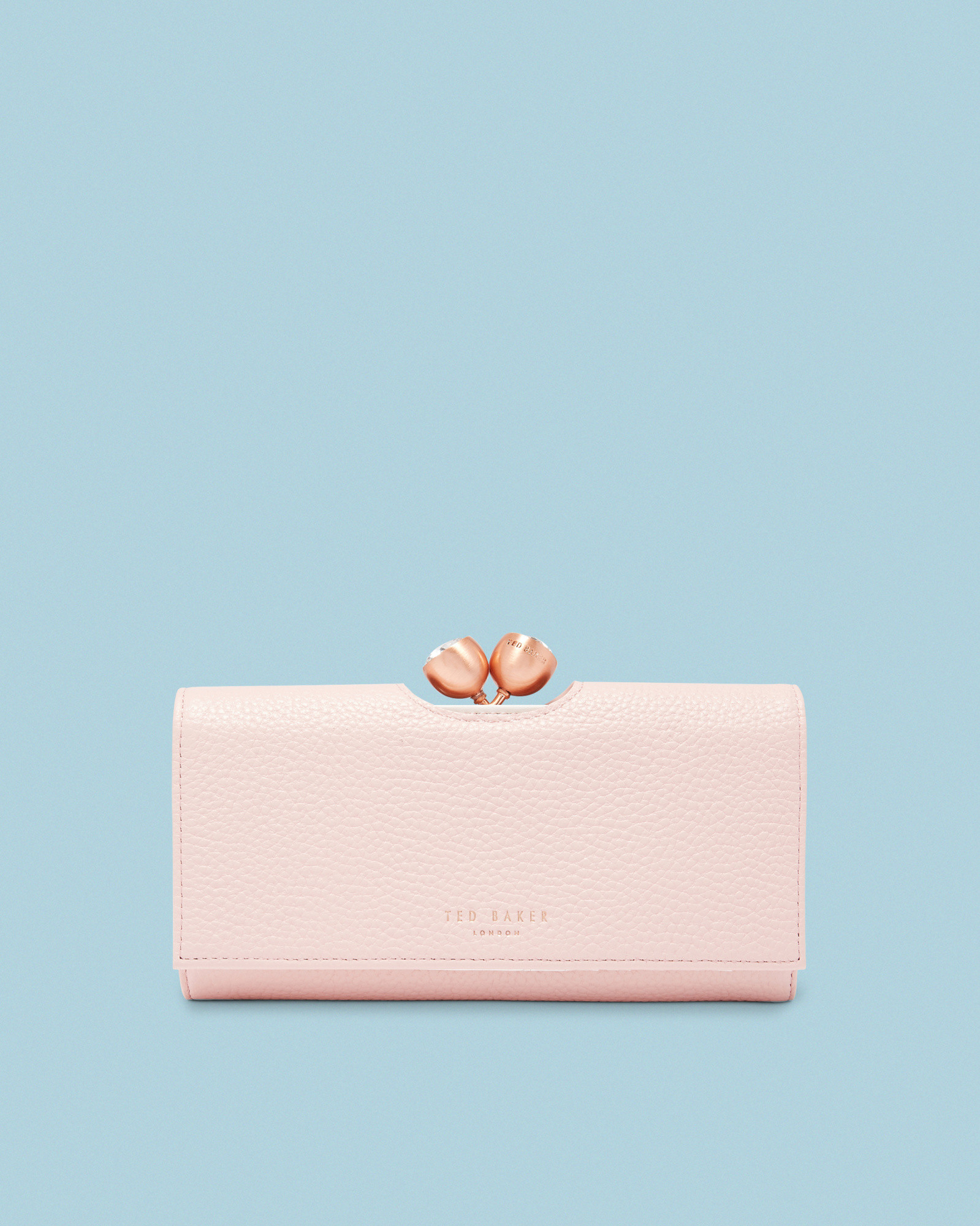 MUSCOVY Textured leather bobble matinee purse