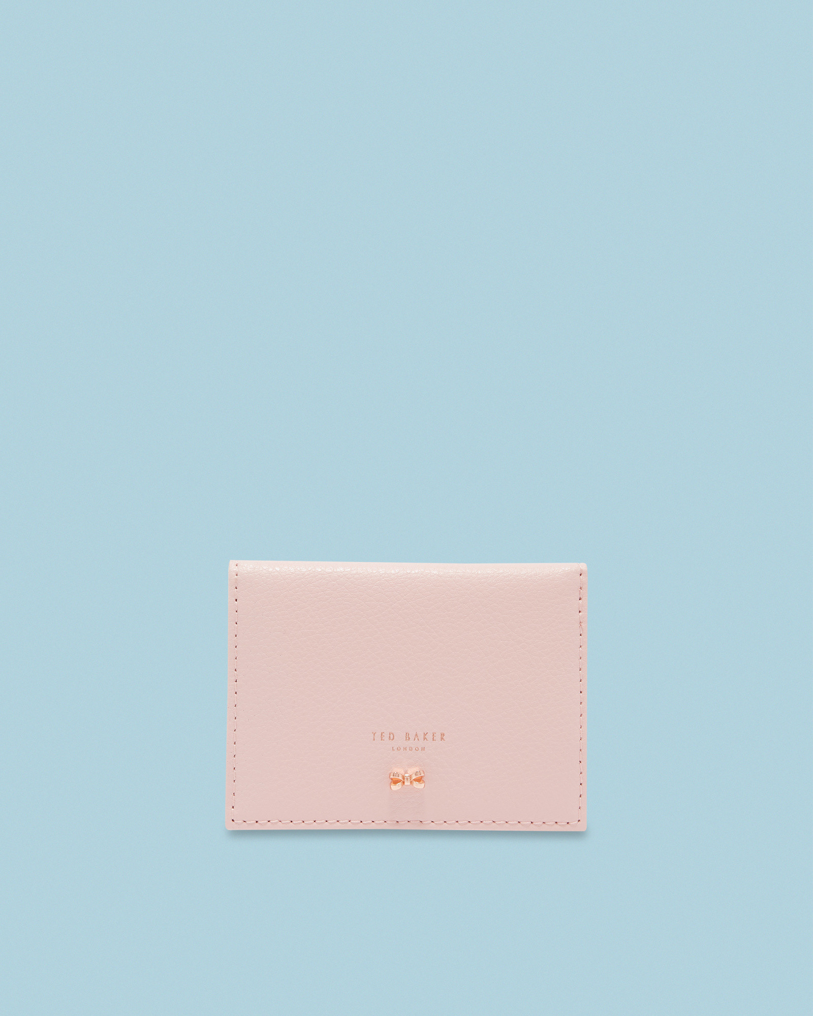 SHIKRA Textured leather card holder
