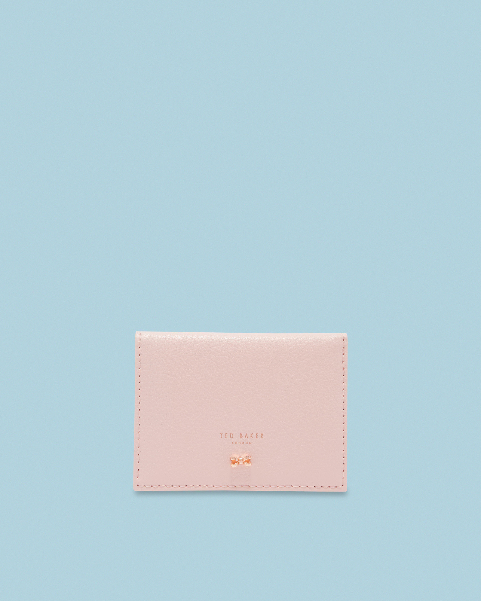 SHIKRA Textured leather card holder