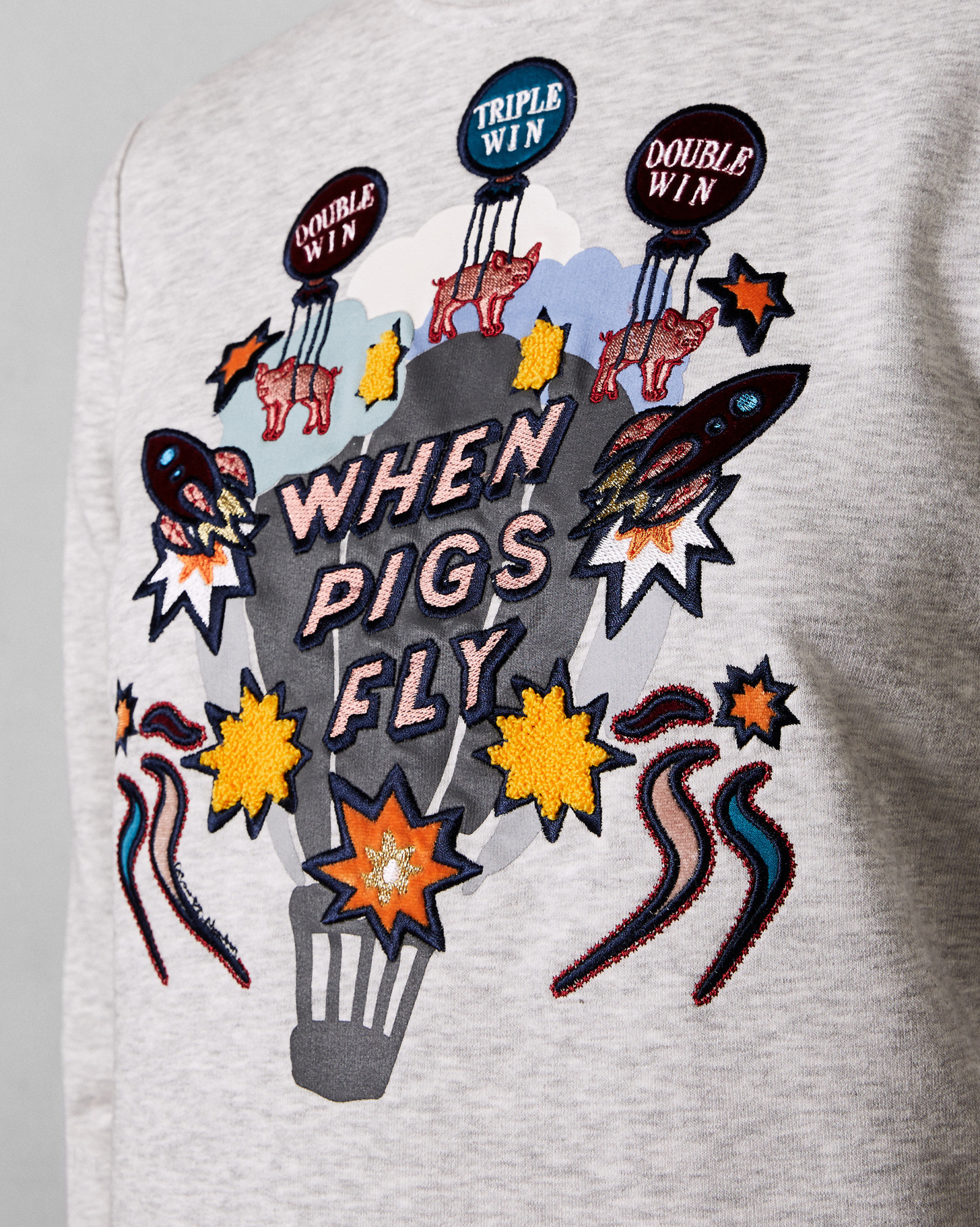 KALEAHH ’When pigs fly’ jumper