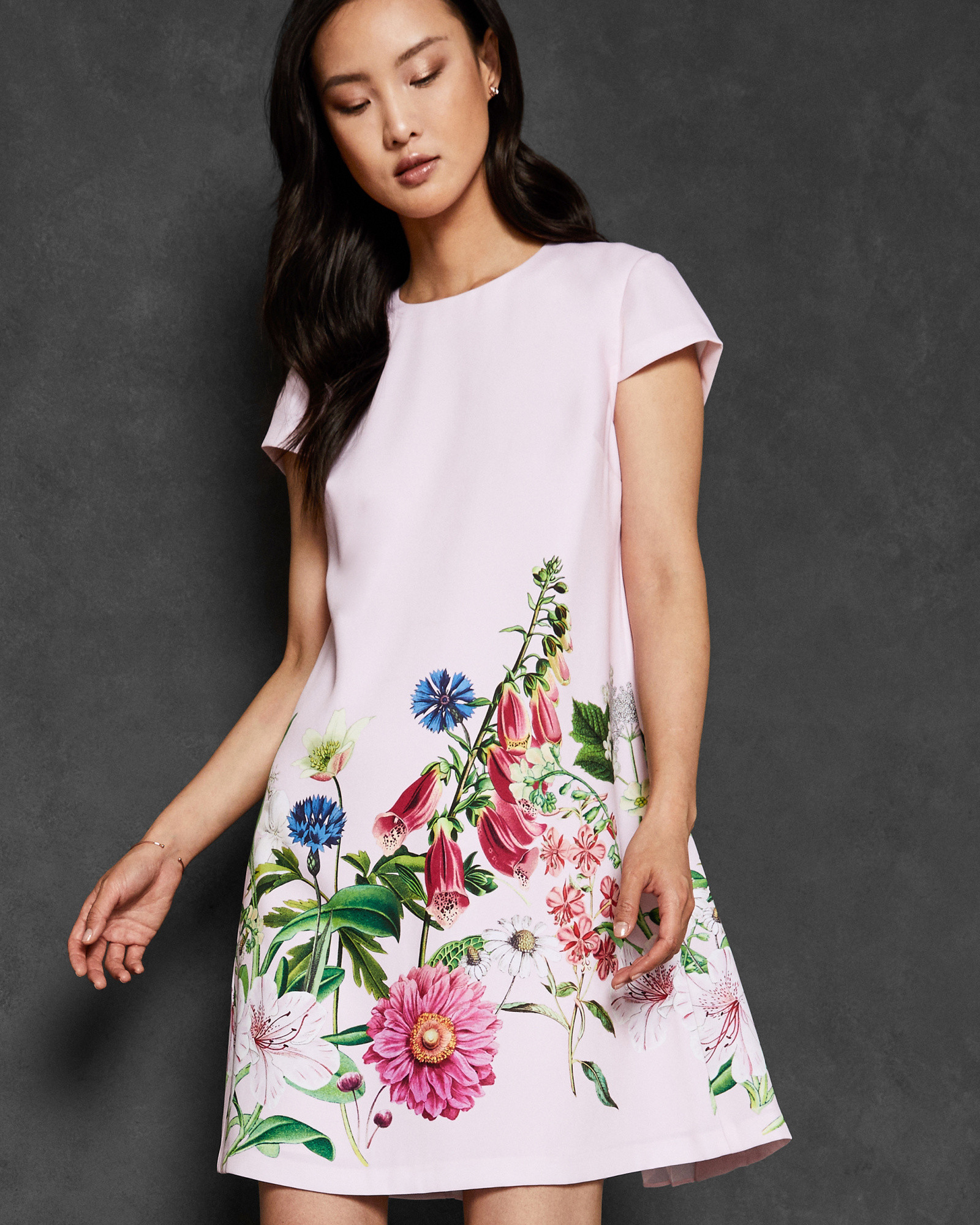 GEMMMA Florence print swing dress