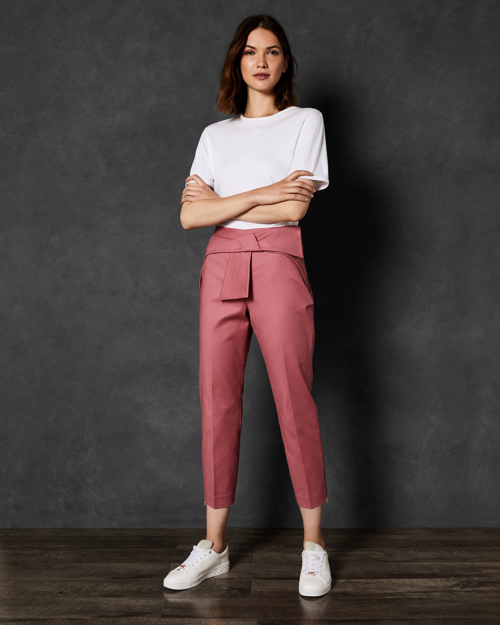 BETHA Bow waist trousers