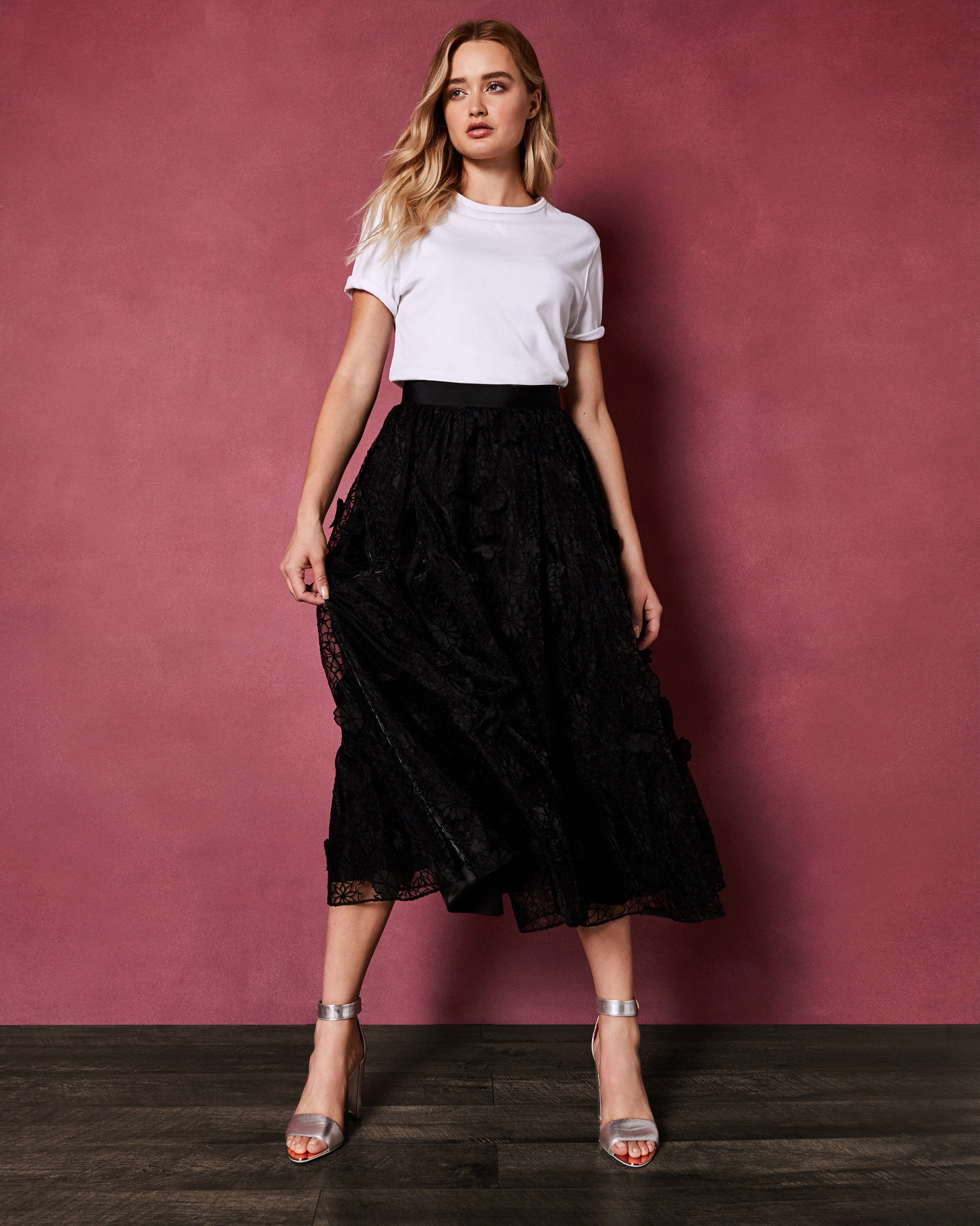 LOVELLA Ankle length full skirt